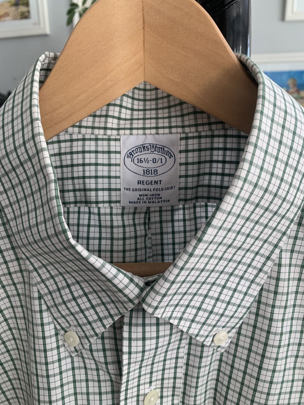 Brooks Brothers Brooks Brothers Dress Shirt Size US L / EU 52-54 / 3 - 2 Thumbnail