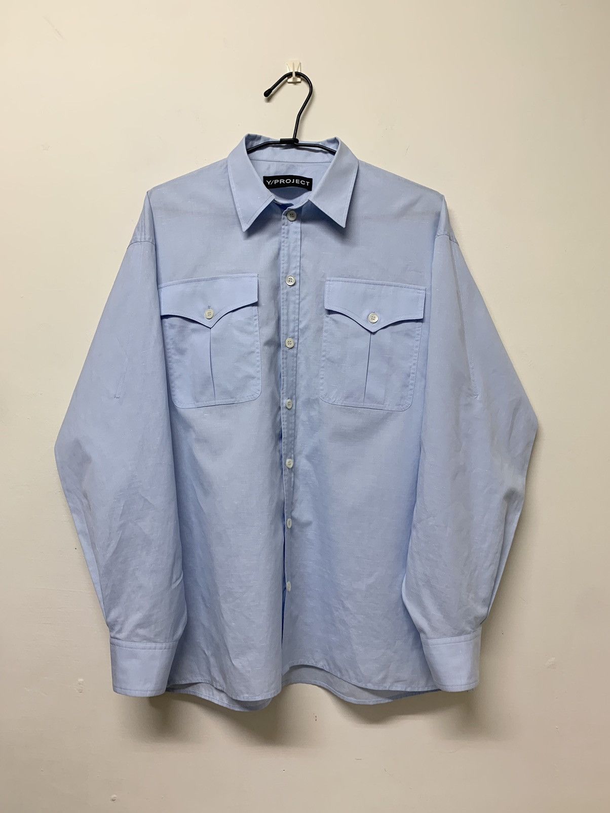 Y/Project Y/project Military Belted Boxy Shirt Size US S / EU 44-46 / 1 - 2 Thumbnail