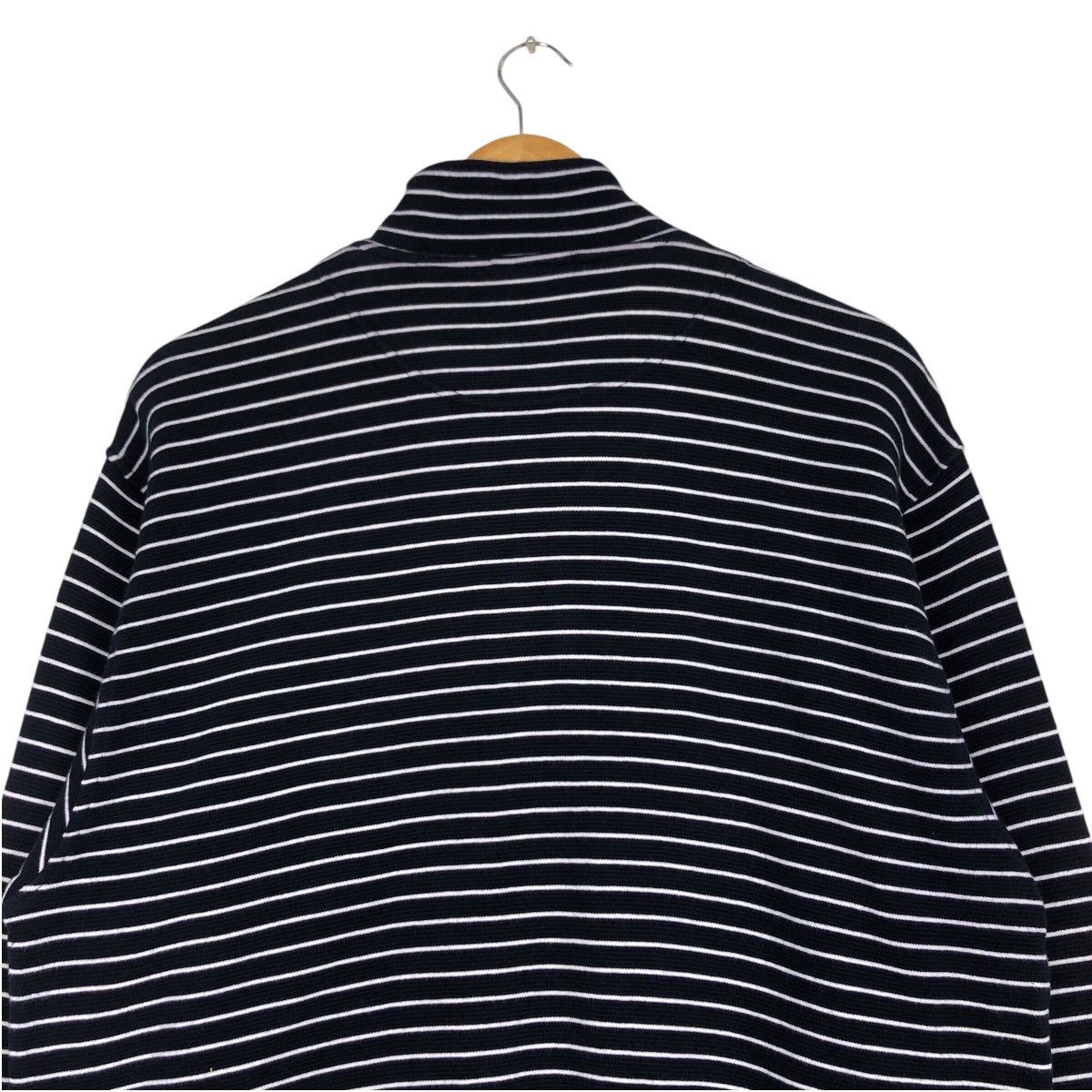 Japanese Brand × Spalding × Vintage Striped Vintage Spalding Jumper Half Zip Streetwear Rare Size US M / EU 48-50 / 2 - 8 Thumbnail