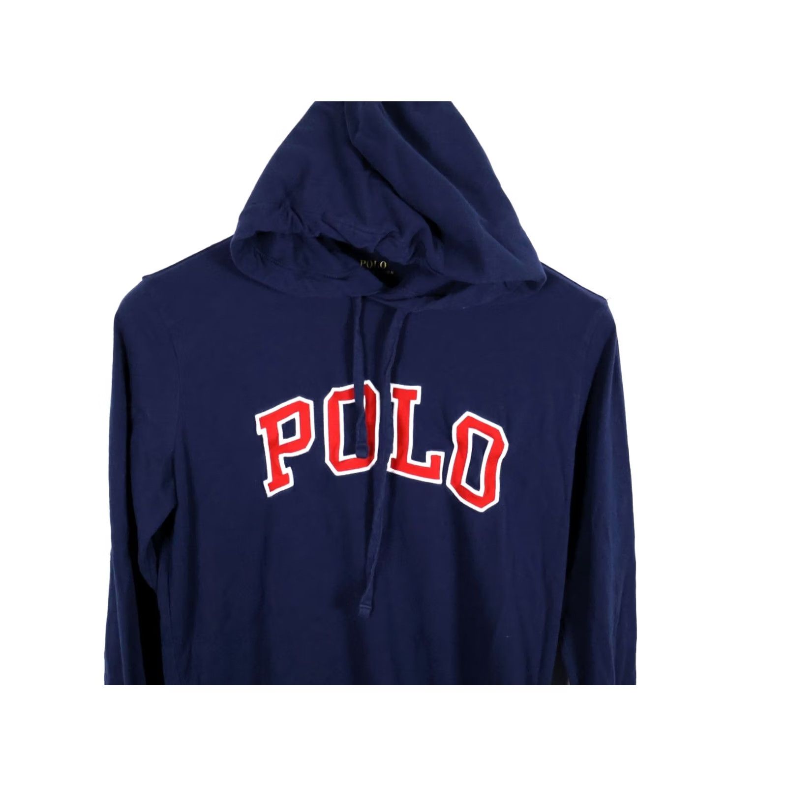 Polo Ralph Lauren VINTAGE Polo Ralph Lauren Hoodie Mens Small Dark Blue Embroidered Spell Out Lightweight Size US S / EU 44-46 / 1 - 4 Thumbnail