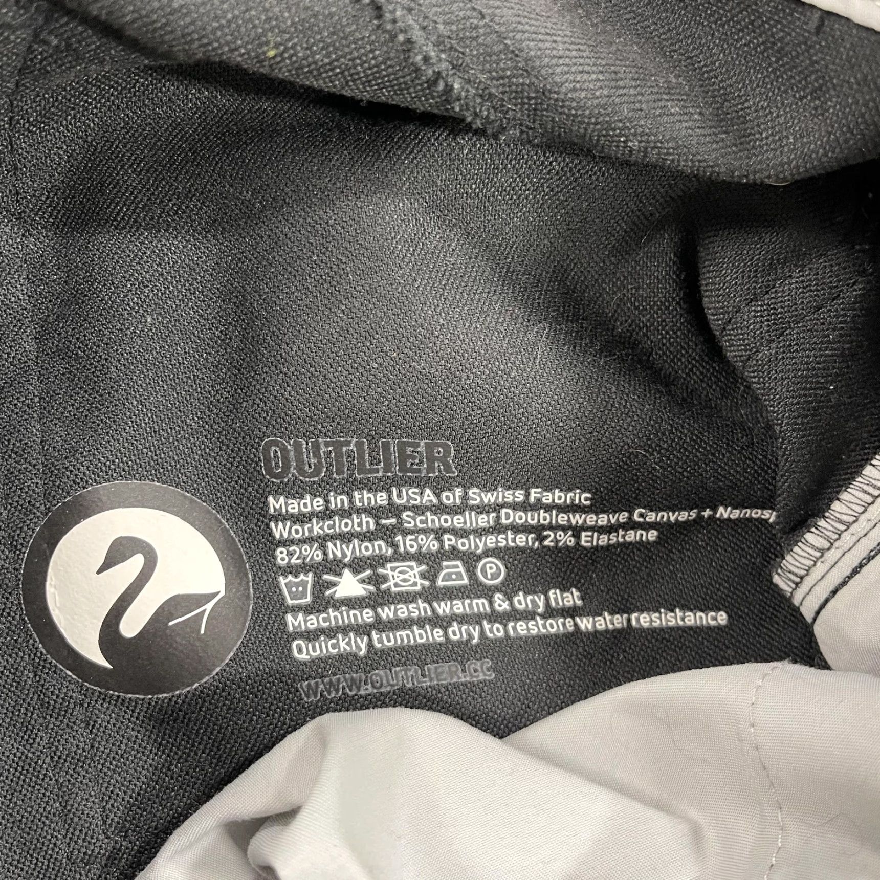 Outlier OUTLIER Chino Pants Mens 30x30 Gray Workcloth Straight Leg Water Resistant Size US 30 / EU 46 - 4 Thumbnail