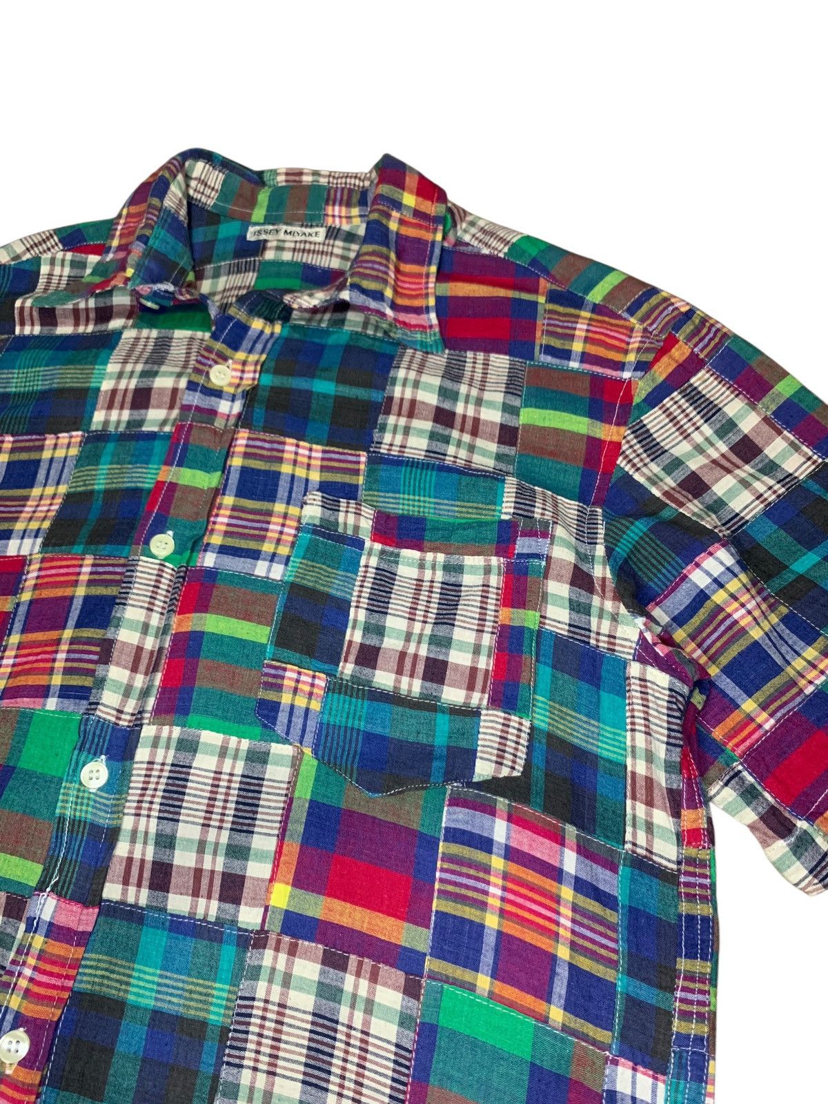 Yohji Yamamoto 2000s ISSEY MIYAKE patchwork western shirt Size US M / EU 48-50 / 2 - 2 Thumbnail