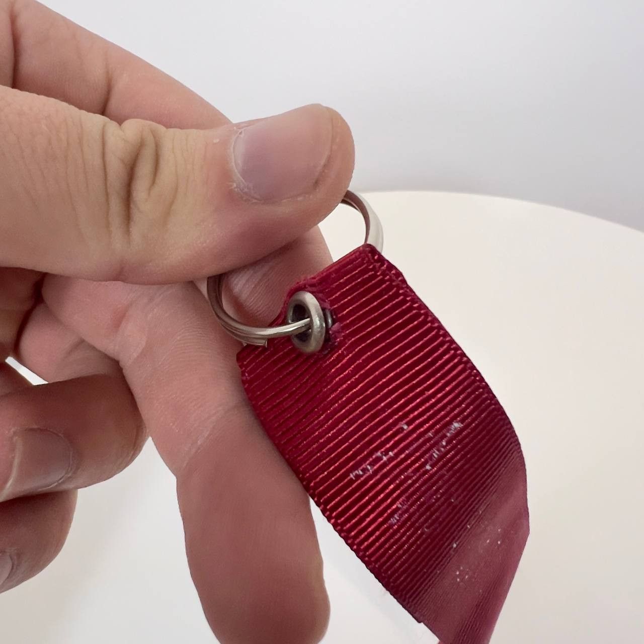 Alpha Industries Alpha Industries Ribbon Keychain Red Brelok Size ONE SIZE - 5 Thumbnail