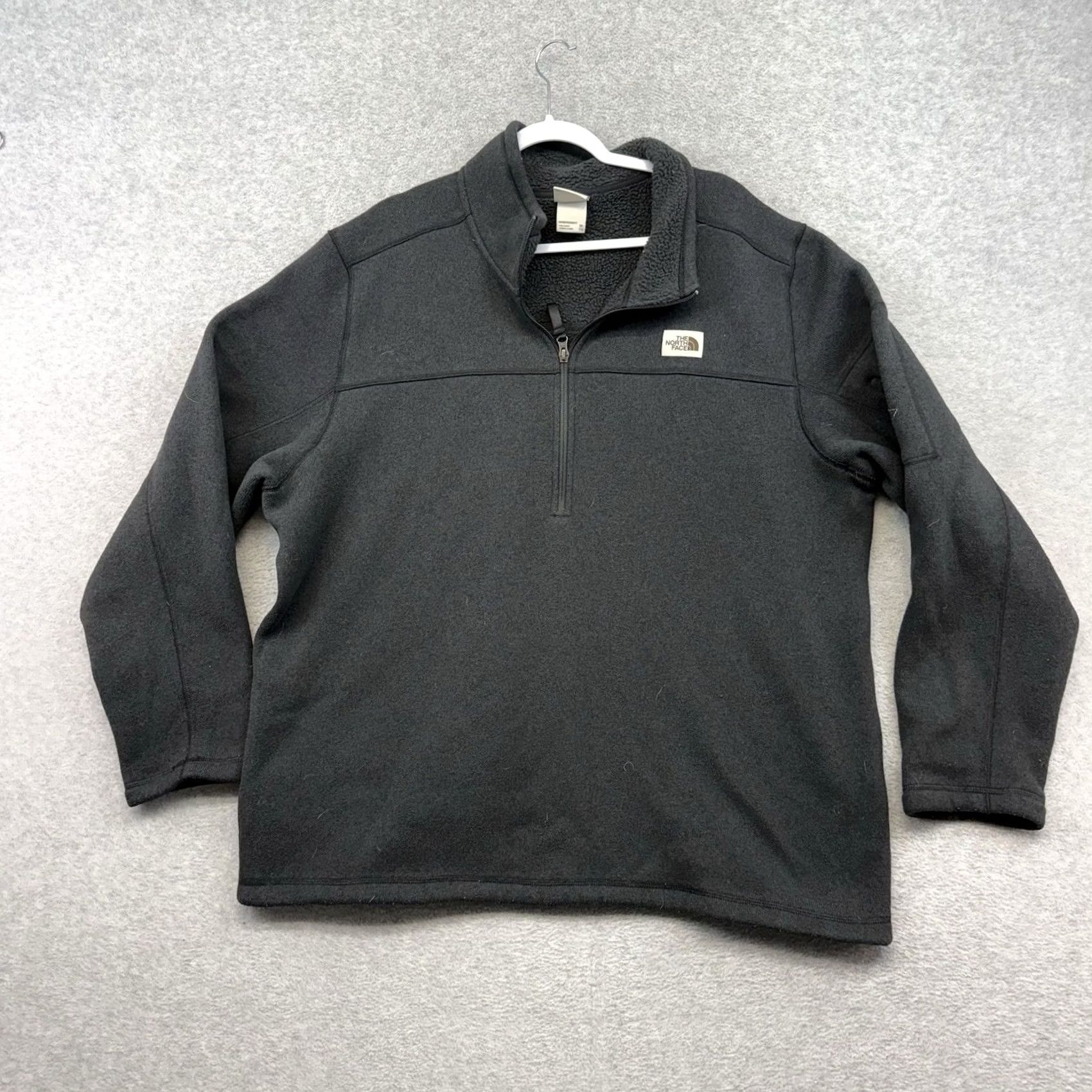 The North Face The North Face Mens Gray Gordon Lyons 1/4 Zip Pullover Sweater 2XL NWT Size US XXL / EU 58 / 5 - 2 Thumbnail