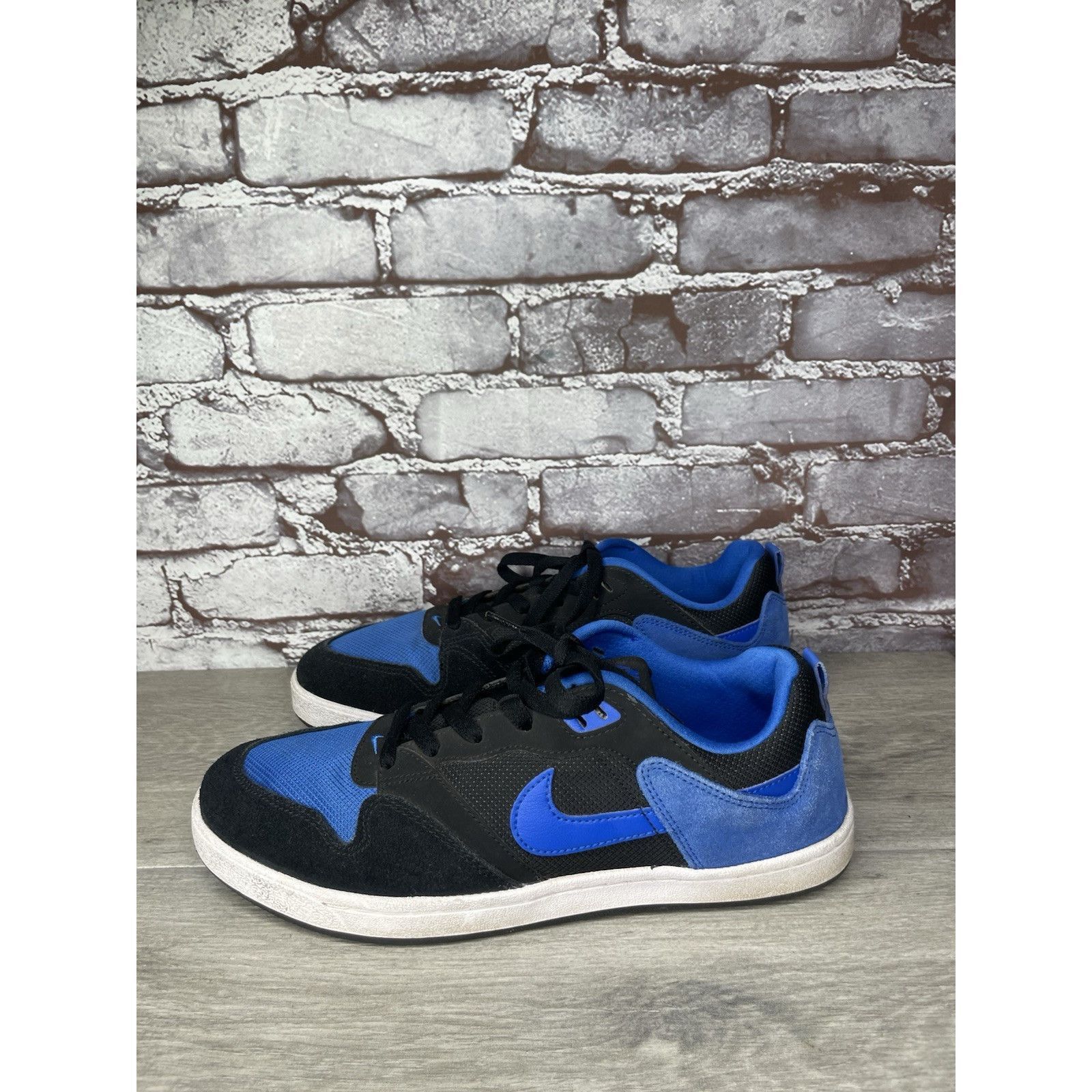 Nike Nike Alleyoop SB Royal Blue Black Synthetic Skate Shoes Men’ Size US 10.5 / EU 43-44 - 1 Thumbnail