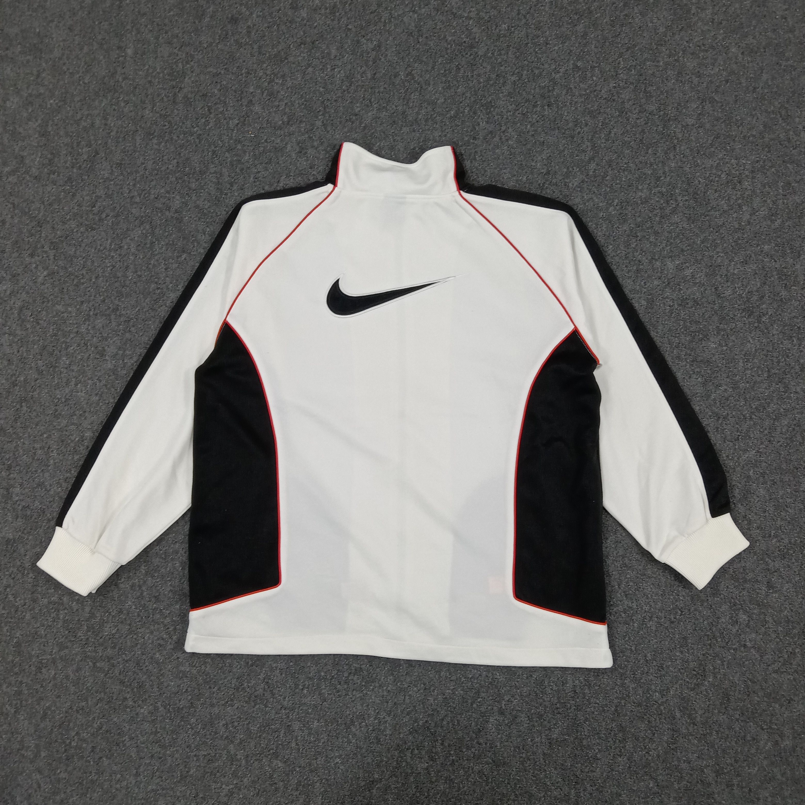 Nike × Vintage Nike Sports Style Center Swoosh Jacket Size US L / EU 52-54 / 3 - 1 Thumbnail