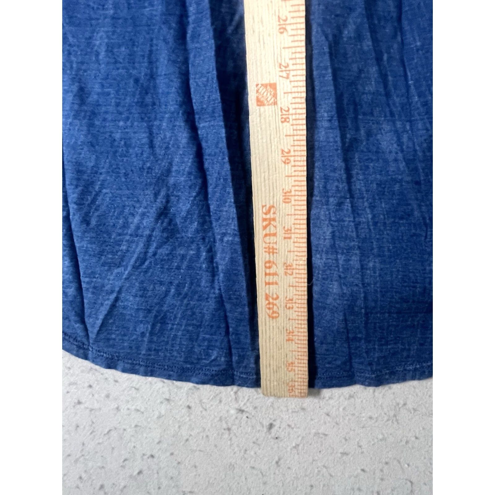 Anthropologie Cloth & Stone By Anthropologie Dress Womens Size Medium Blue 100% Cotton Casual Sleeveless Chambray Lyocell Collared Pullover Short Dress Size M / US 6-8 / IT 42-44 - 4 Thumbnail