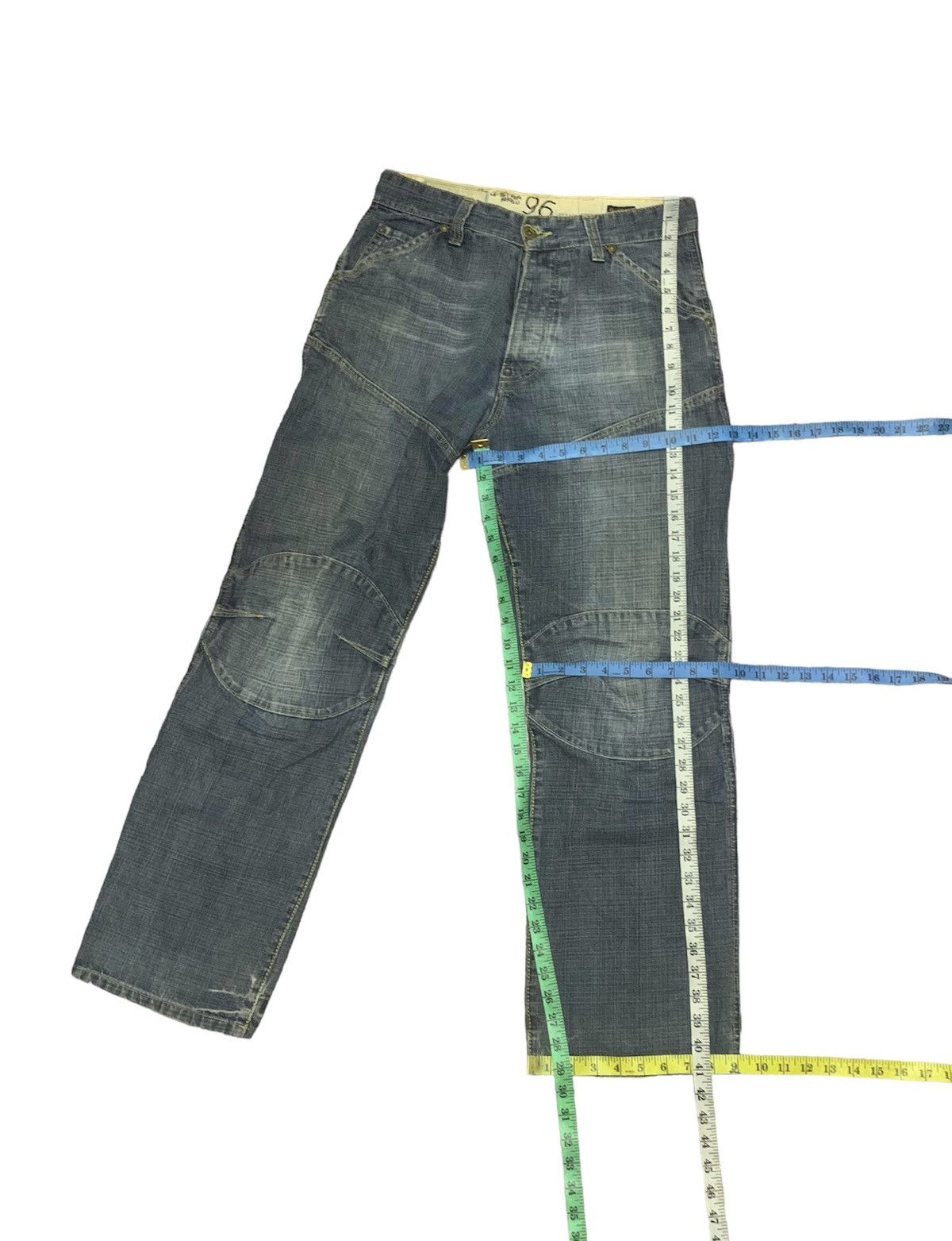 G-Star GSTAR RAW 96 DOUBLE KNEE DENIM Size US 32 / EU 48 - 16 Thumbnail
