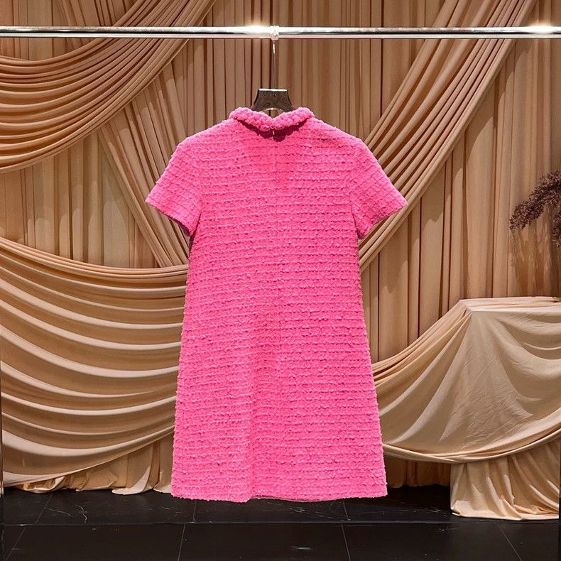 Valentino Valentino Rose red tweed dress Size XXS / US 00 / IT 34 - 2 Thumbnail