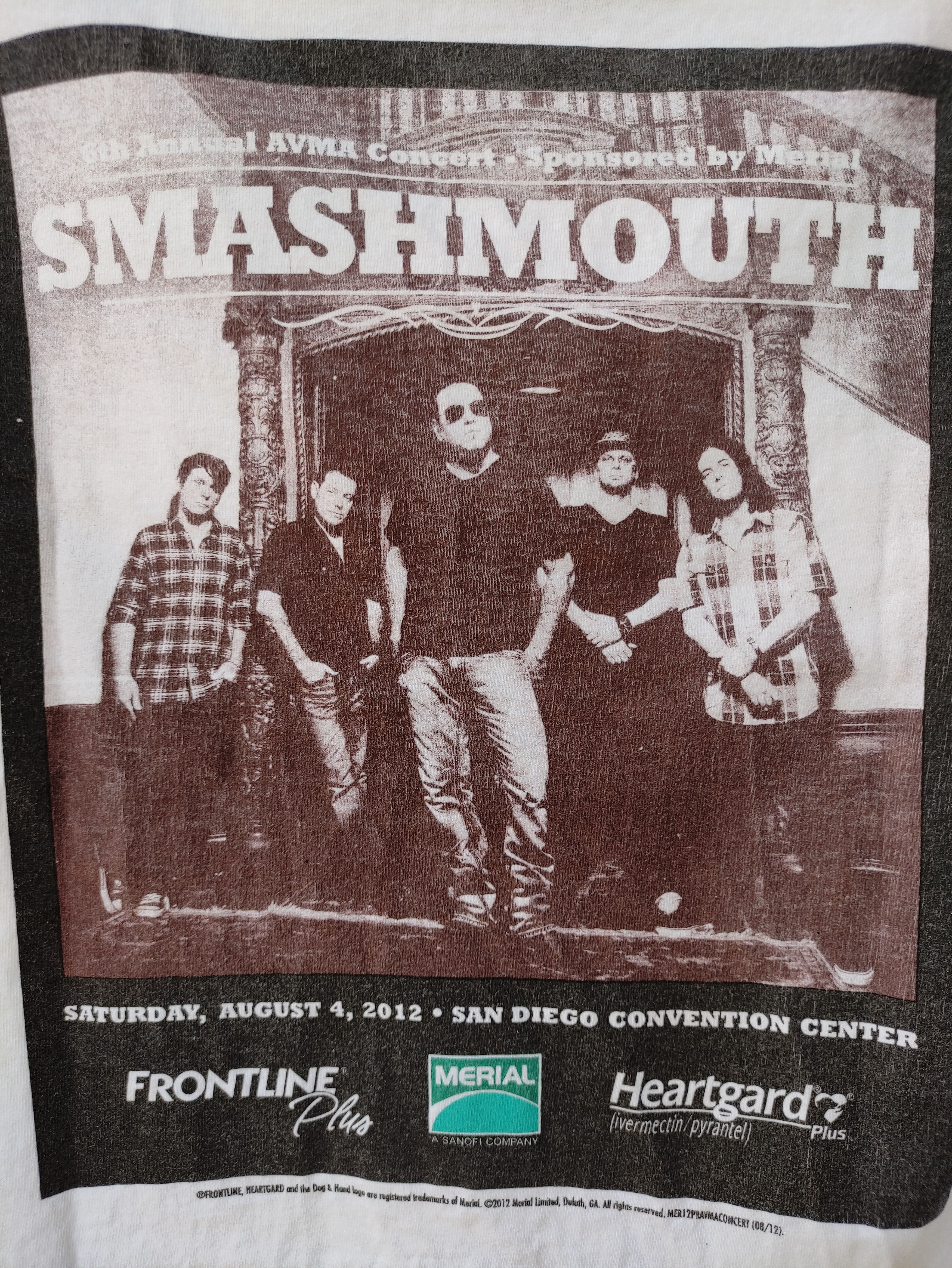 Band Tees VINTAGE SMASHMOUTH 6th annual AVMA concert Size US S / EU 44-46 / 1 - 4 Thumbnail