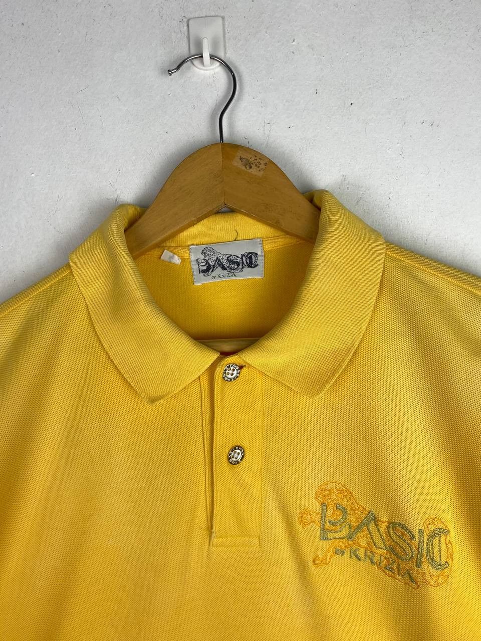 basic krizia polo tee embroided logo