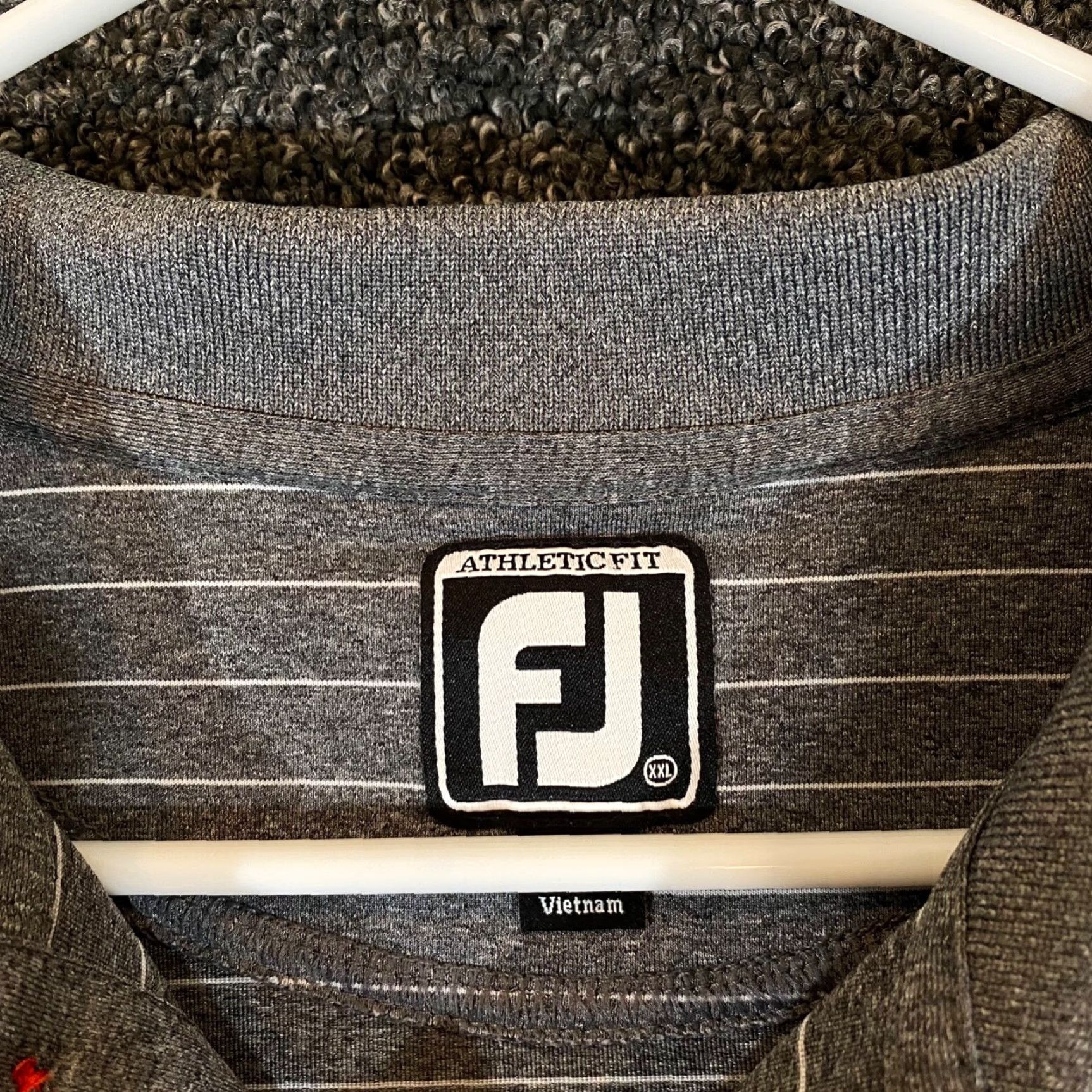 Footjoy FootJoy Polo Shirt Mens 2XL Gray White King Creek Country Club Golf DE Sport Shirt Polo Size US XXL / EU 58 / 5 - 4 Thumbnail