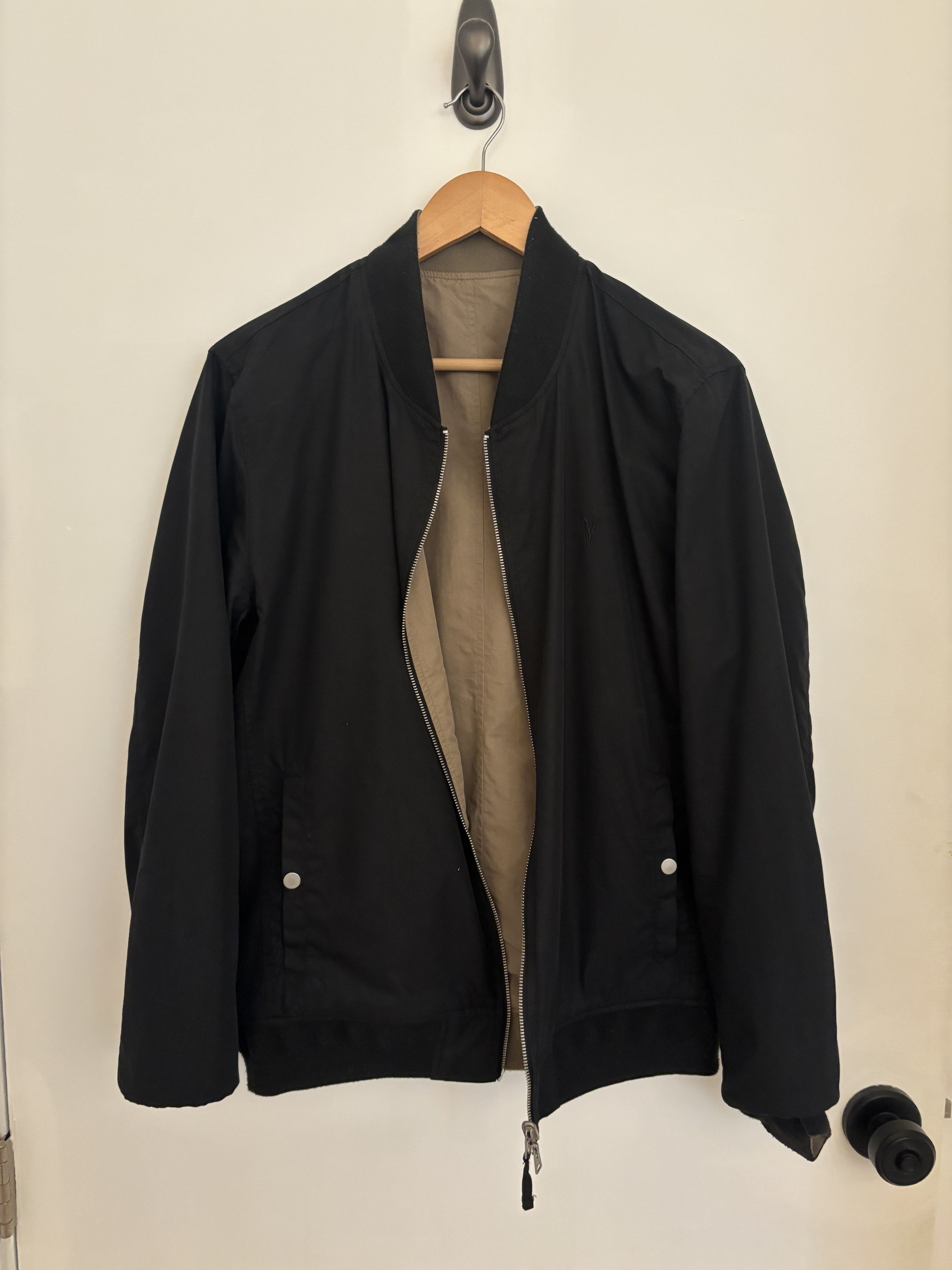 Allsaints Allsaints Reversible Tan/Black Bomber Light Jacket Size US S / EU 44-46 / 1 - 3 Thumbnail