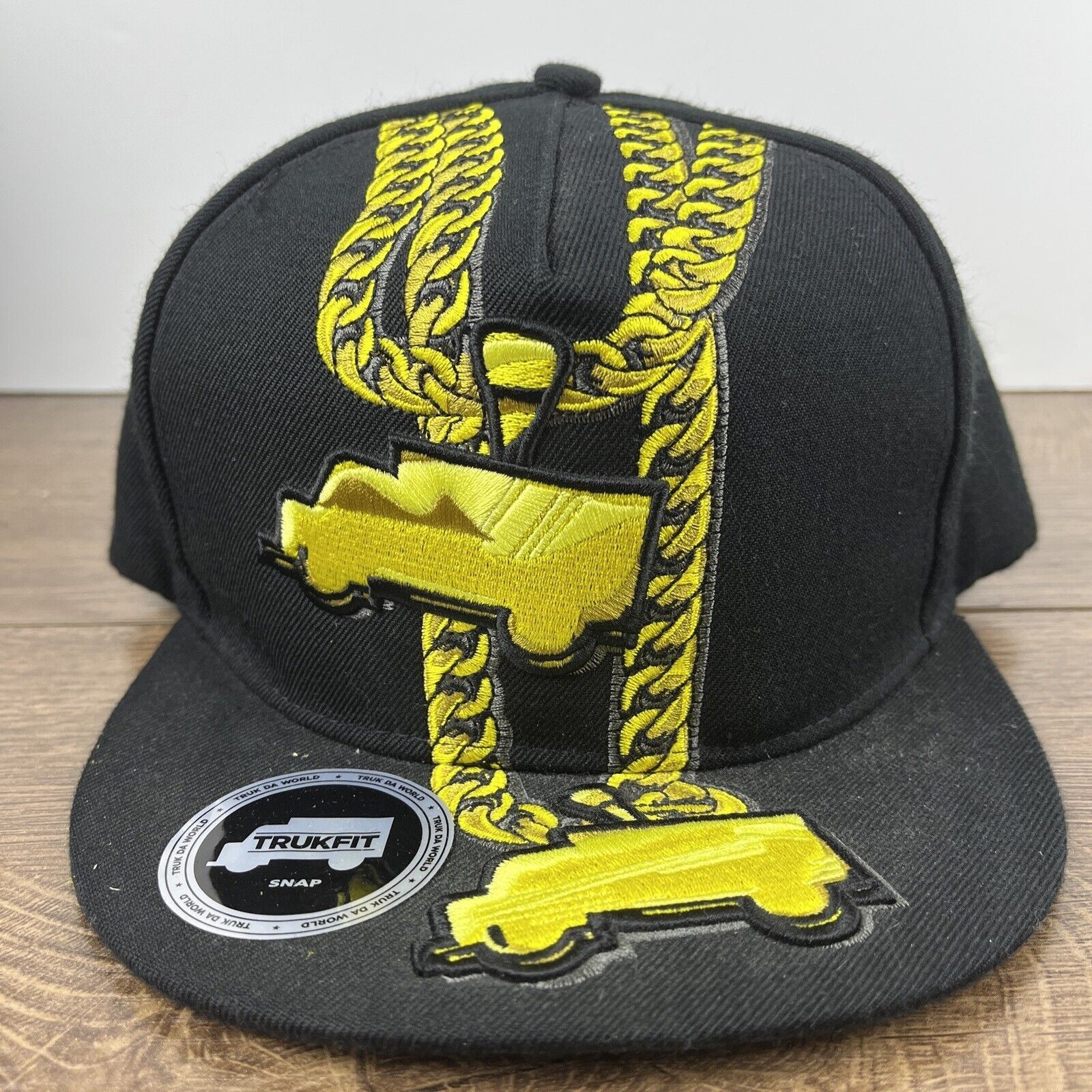 Other Gold Chains Hat Trucks Black Hat Snapback Adjustable Adult S Size ONE SIZE - 6 Thumbnail