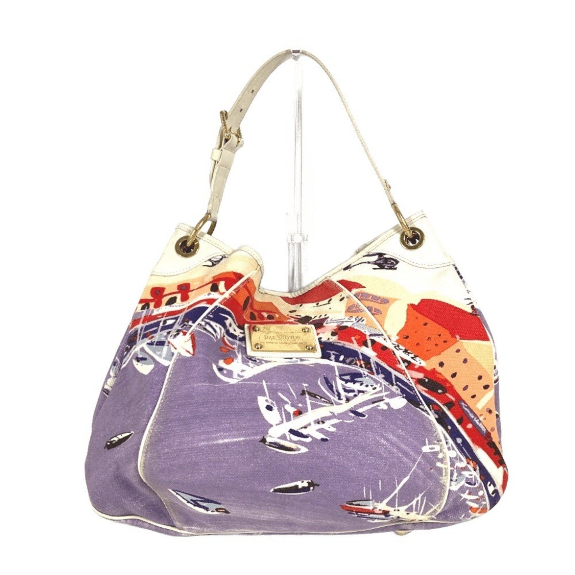 Louis Vuitton M95805 2009 Cruise Galliera Riviera Gm Shoulder Bag Leather Canvas Men's Women's Multicolor