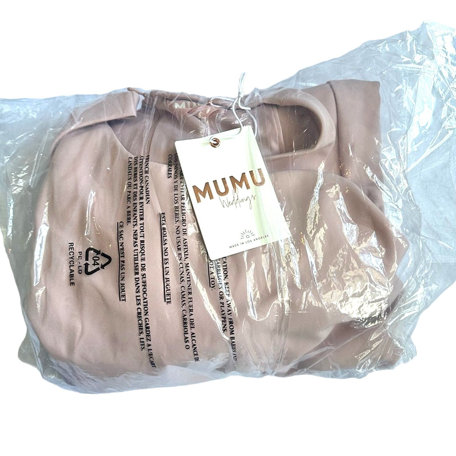 Show Me Your MuMu NWT Show Me Your MuMu High Neck Gown Vintage Rose Crepe 2XS Size XS / US 0-2 / IT 36-38 - 6 Thumbnail
