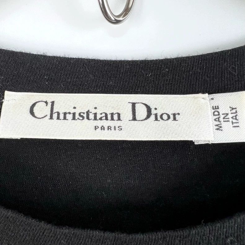 Dior Dior Black casual embroidered tassel T-shirt Size US XS / EU 42 / 0 - 4 Thumbnail