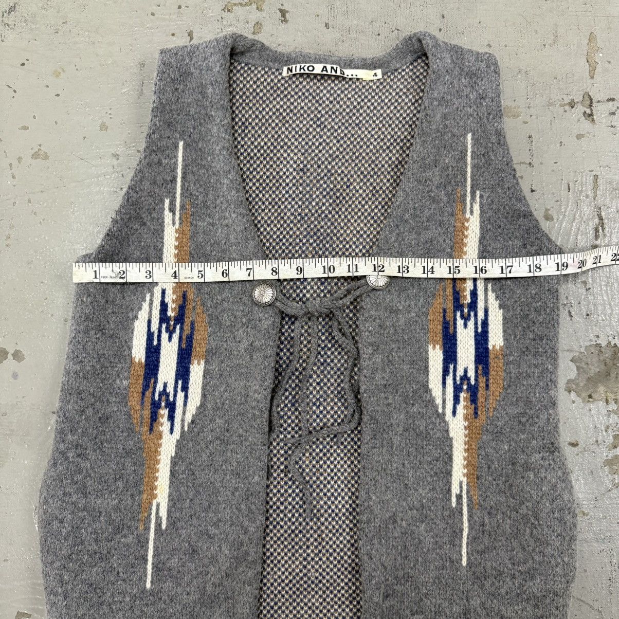 Japanese Brand Long Chimayo Wool Vest Western Niko and Size US M / EU 48-50 / 2 - 5 Thumbnail
