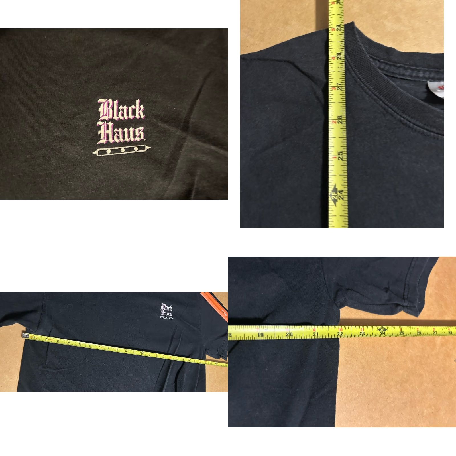 Hanes VINTAGE Hanes Black Haus Rock The Haus Shirt Men XL Black Short Sleeve Crew Liquor Schnapps Size US XL / EU 56 / 4 - 9 Thumbnail