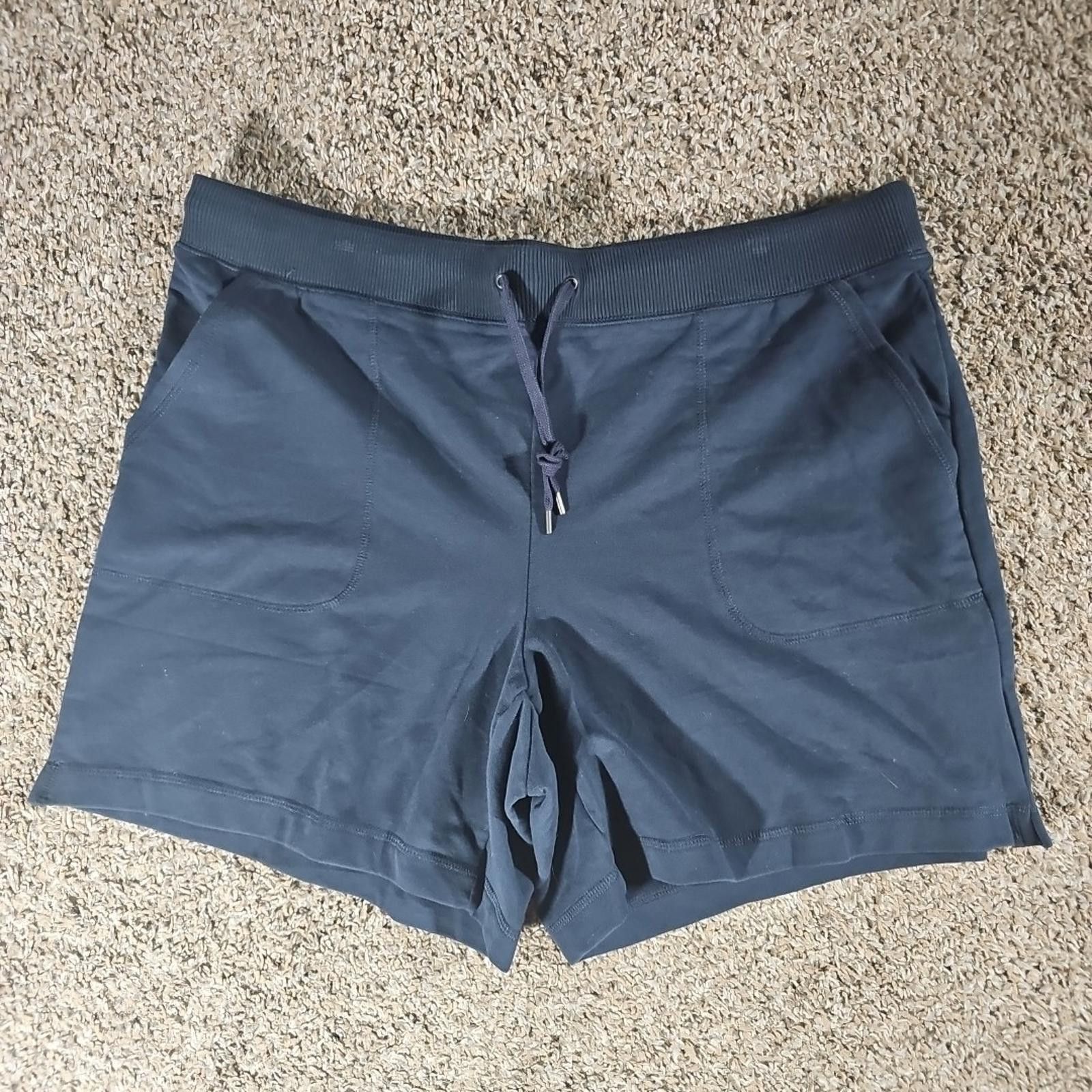 L.L. Bean LL BEAN Ultrasoft Sweats 6" Navy Blue Shorts Size 36" / US 14 / IT 50 - 1 Thumbnail