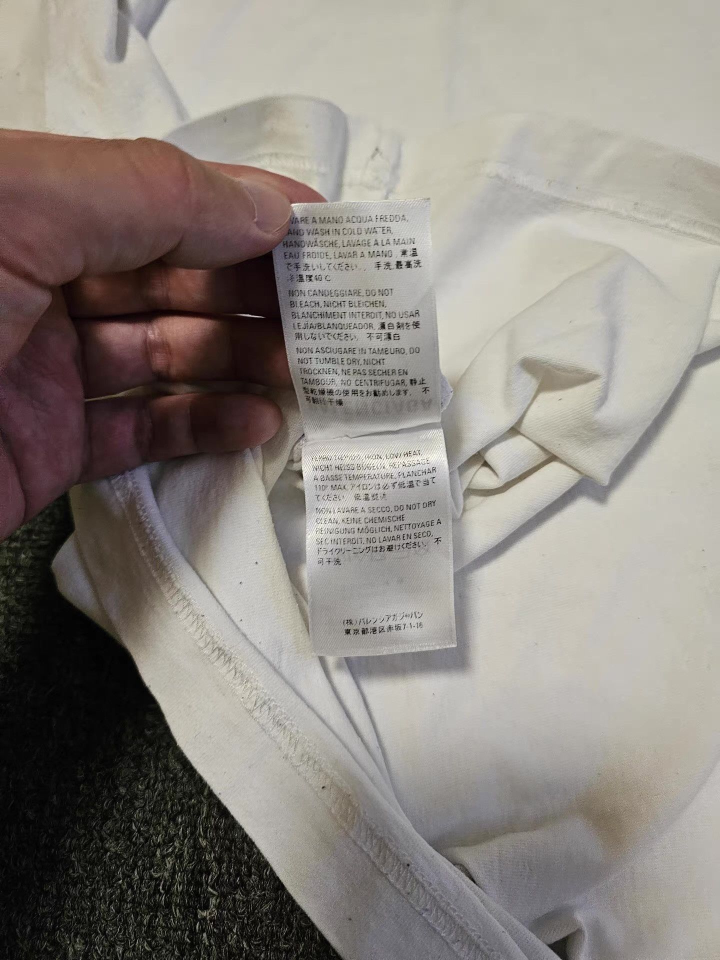 Balenciaga Balenciaga white lock short-sleeve T-shirt, Size US S / EU 44-46 / 1 - 6 Thumbnail