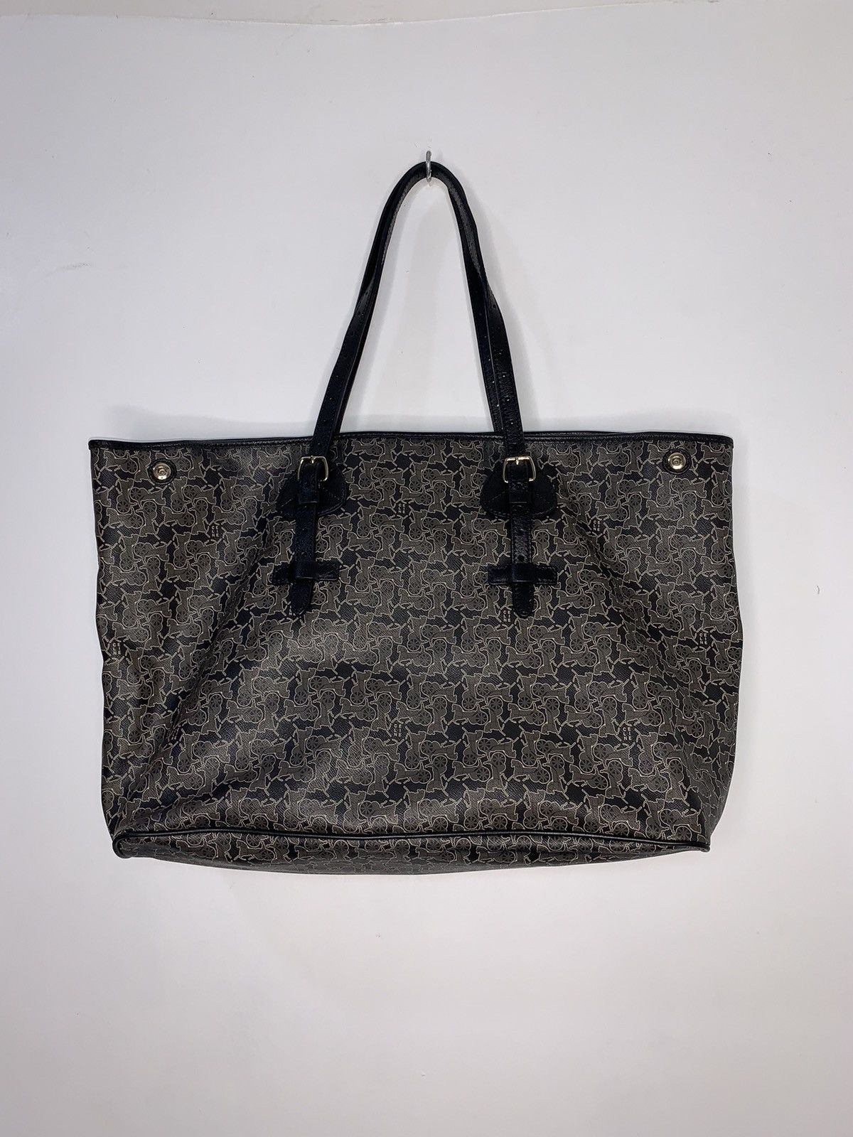 image of Celine Le Horse Tote Bag in Black/Grey, Women's