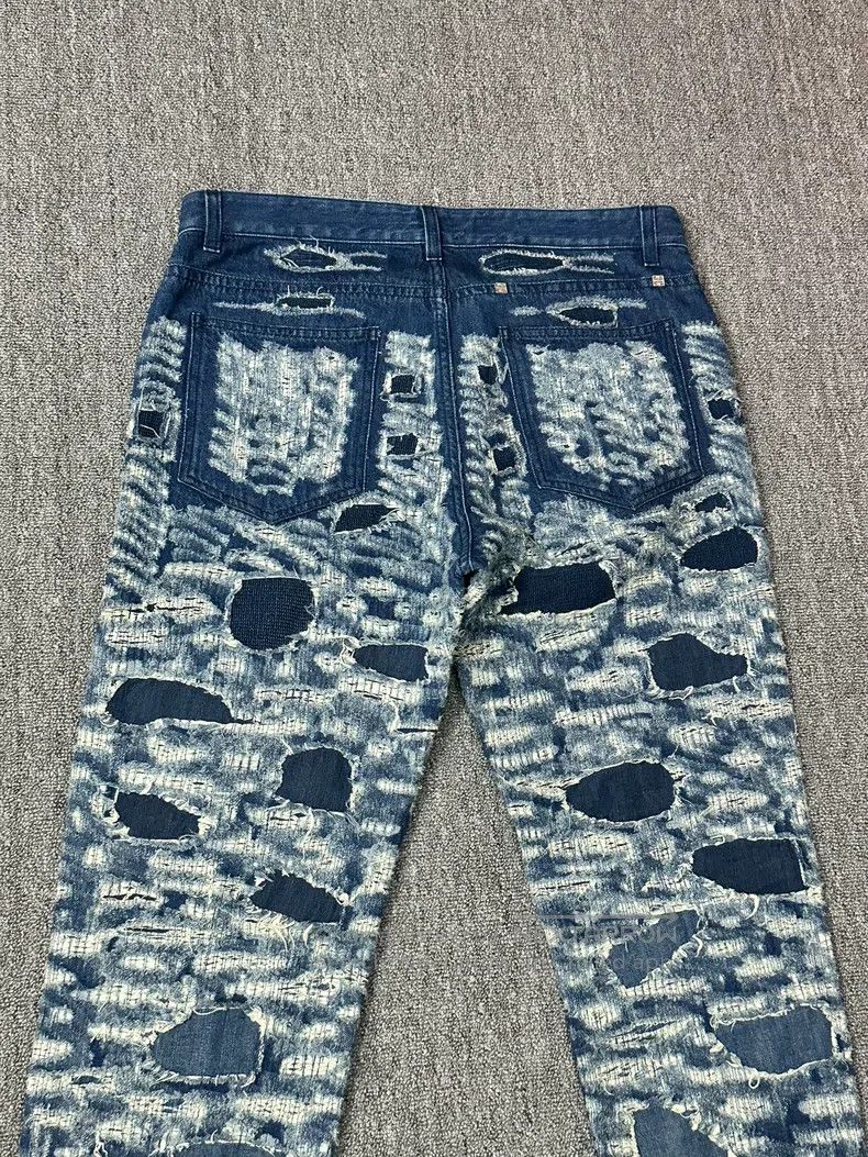 Givenchy Givenchy SizeXL Ripped Slim Fit Denim Jeans for Men - Mid B Size US 29 - 7 Thumbnail