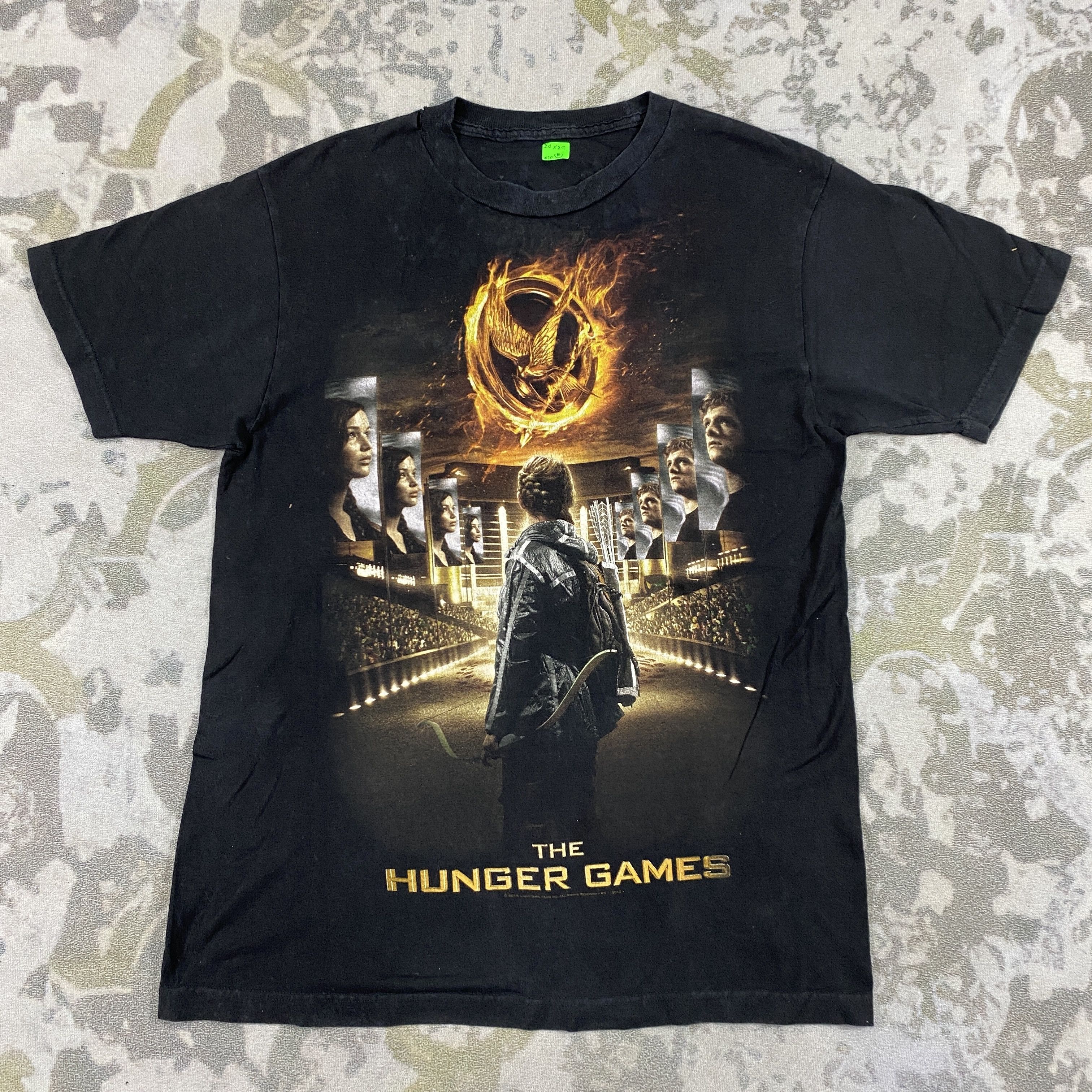 image of Design Action Movie The Hunger Games T-Shirt -B020 in Black, Men's (Size Medium)