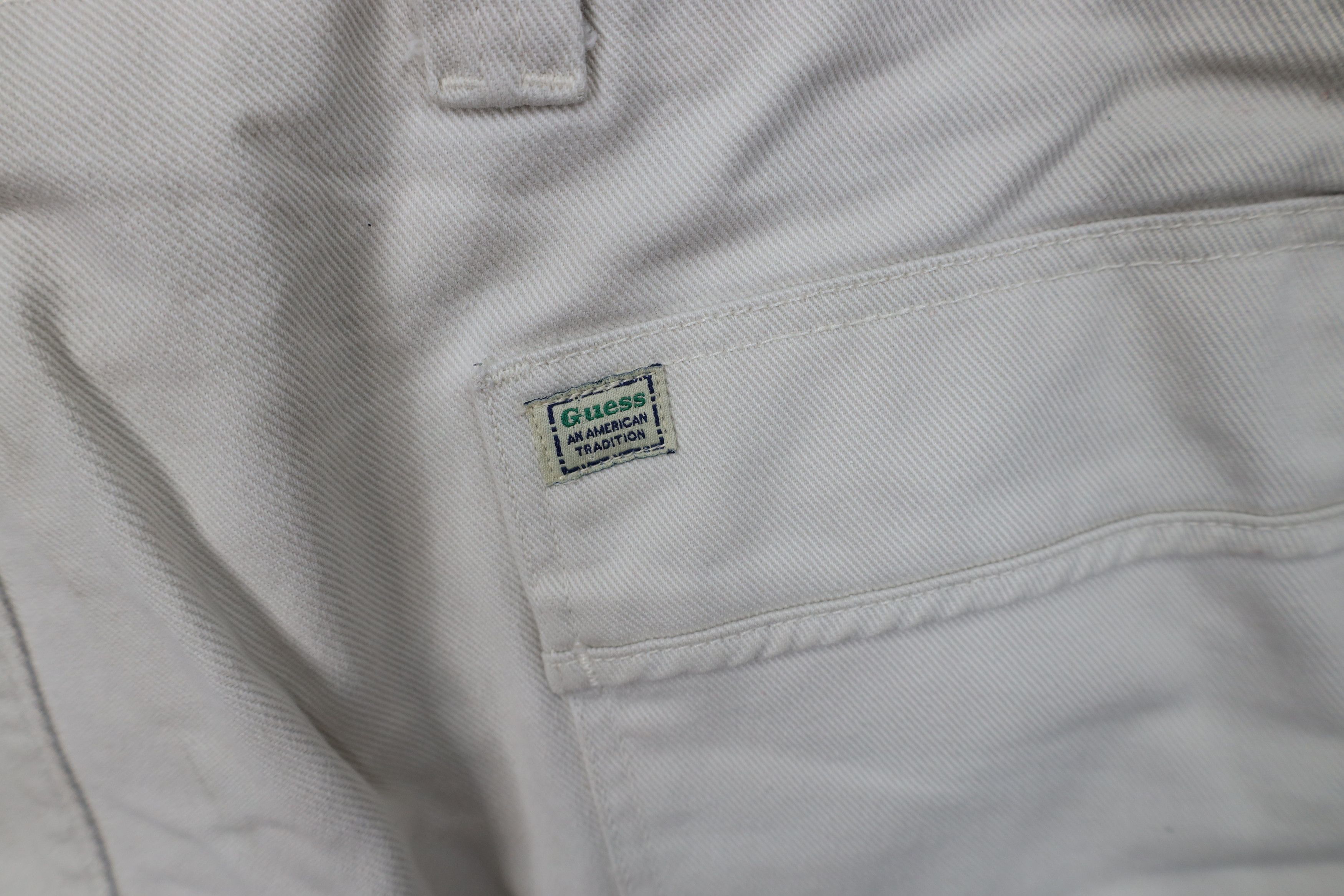 Guess Vintage 90s Guess Spell Baggy Big Pocket Denim Shorts USA Size US 38 / EU 54 - 15 Thumbnail