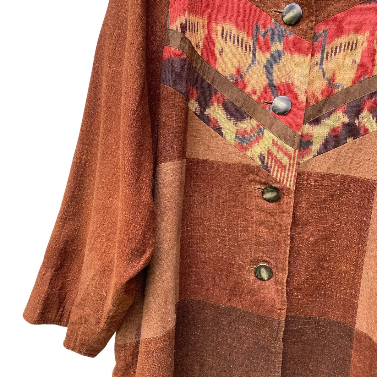 Issey Miyake × Japanese Brand × Vintage Vintage 90s Japanese Brand Patchwork Jacket Size M / US 6-8 / IT 42-44 - 5 Thumbnail