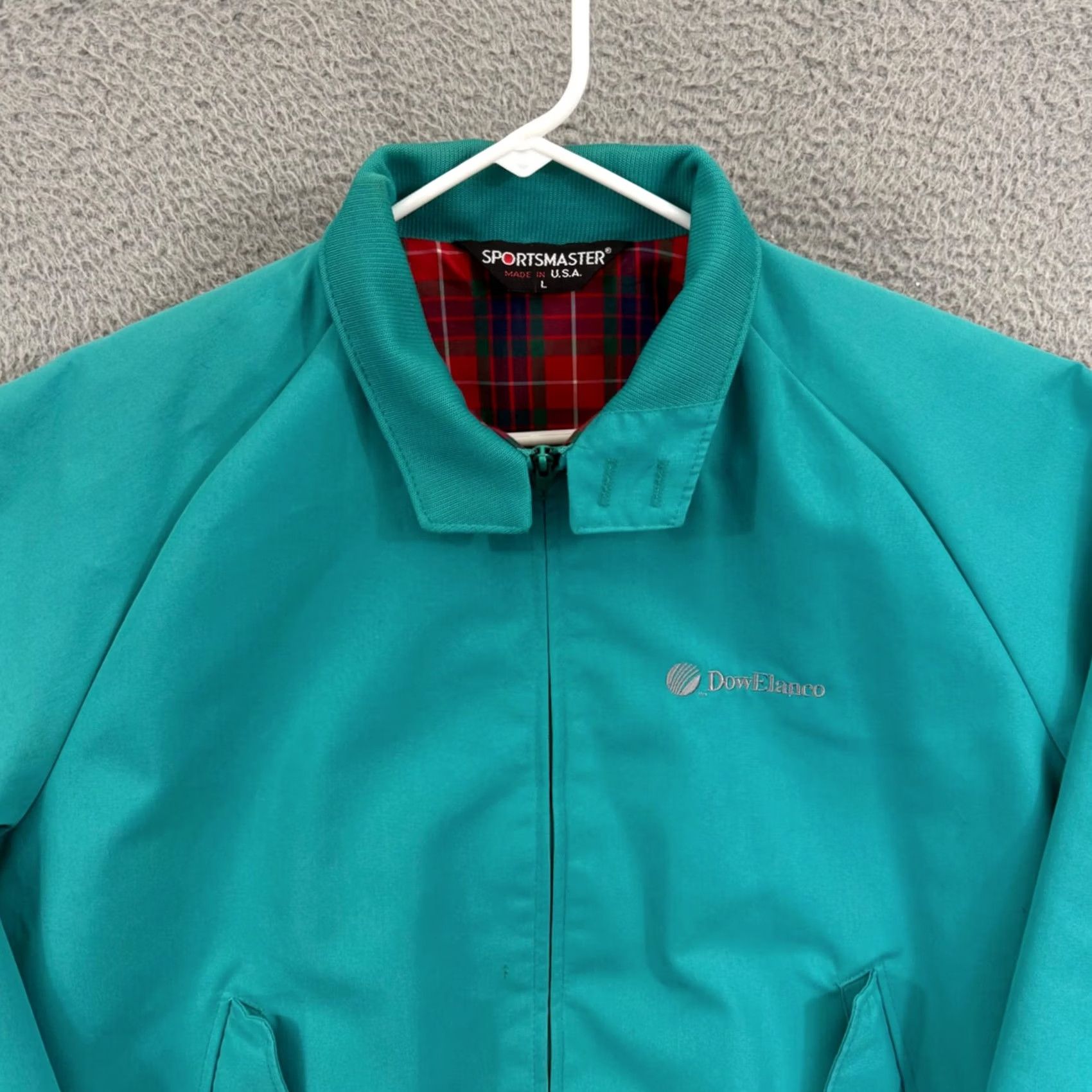 Vintage VINTAGE Sportsmaster Jacket Mens L Blue Plaid Lined Zip Bomber USA Size US L / EU 52-54 / 3 - 3 Thumbnail
