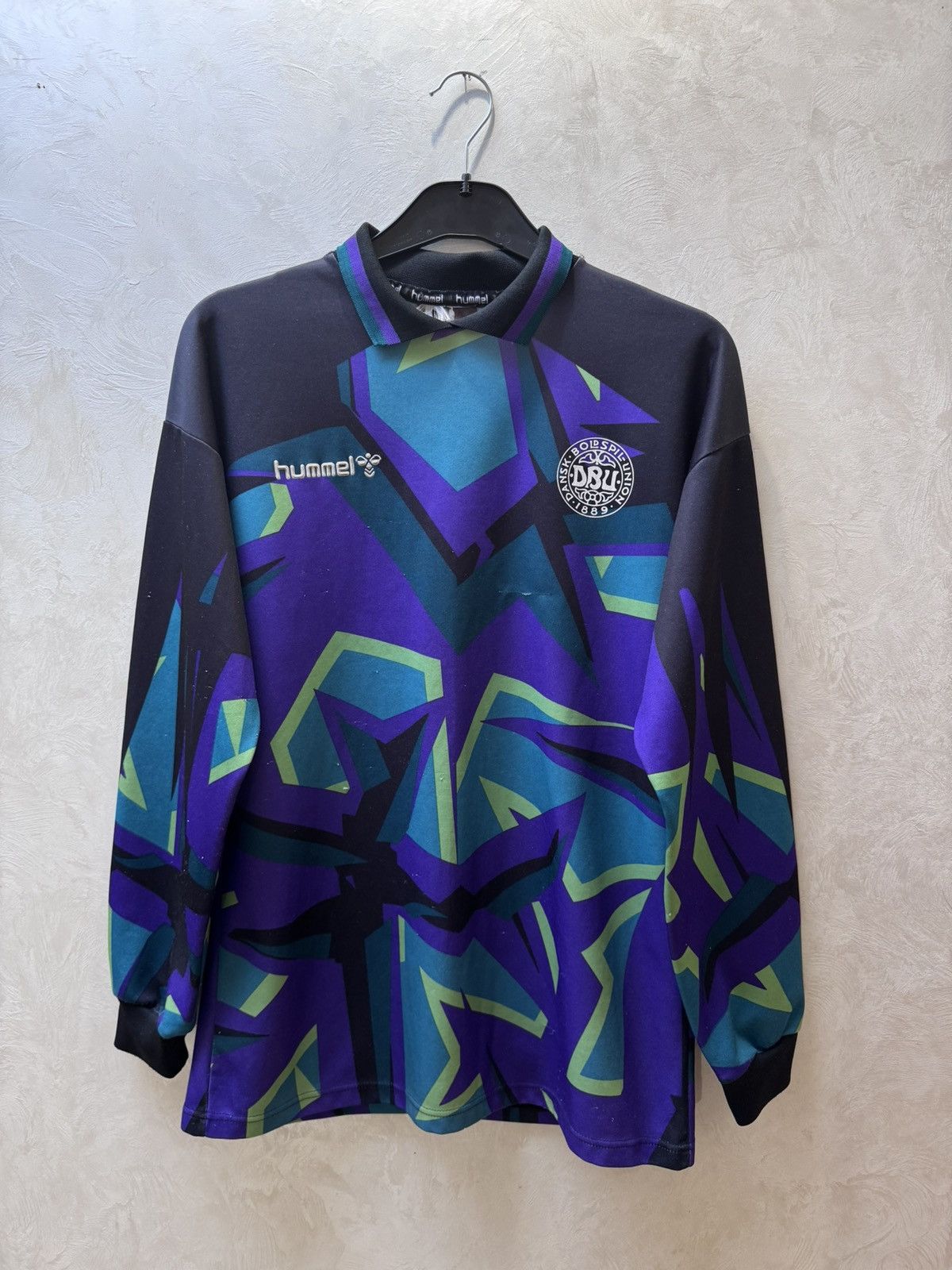 Hummel × Vintage Goalkeeper Jersey vintage Denmark Peter Schmeichel 1996 90s Size US XS / EU 42 / 0 - 1 Thumbnail