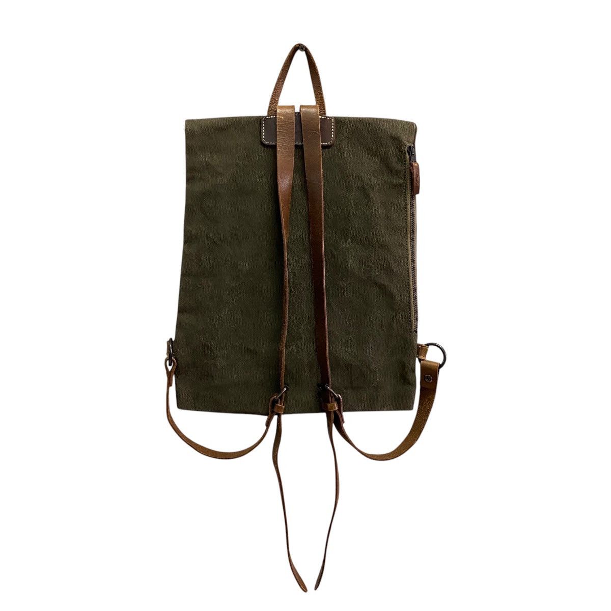 Designer × Japanese Brand × Vintage Baggy Port Backpack Heavy Canvas Size ONE SIZE - 4 Thumbnail