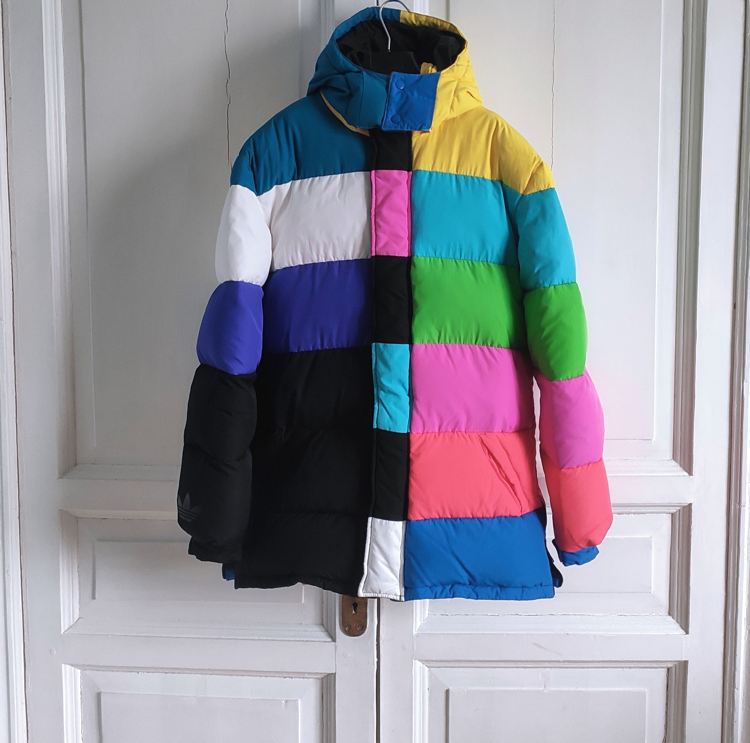 Jeremy Scott RARE! FW09 TV color bars puffer Size ONE SIZE - 5 Thumbnail