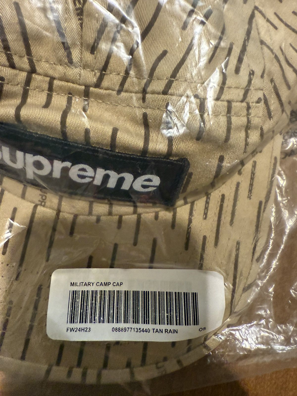 Supreme Supreme Military Camp Cap Tan (FW24) Size ONE SIZE - 2 Thumbnail