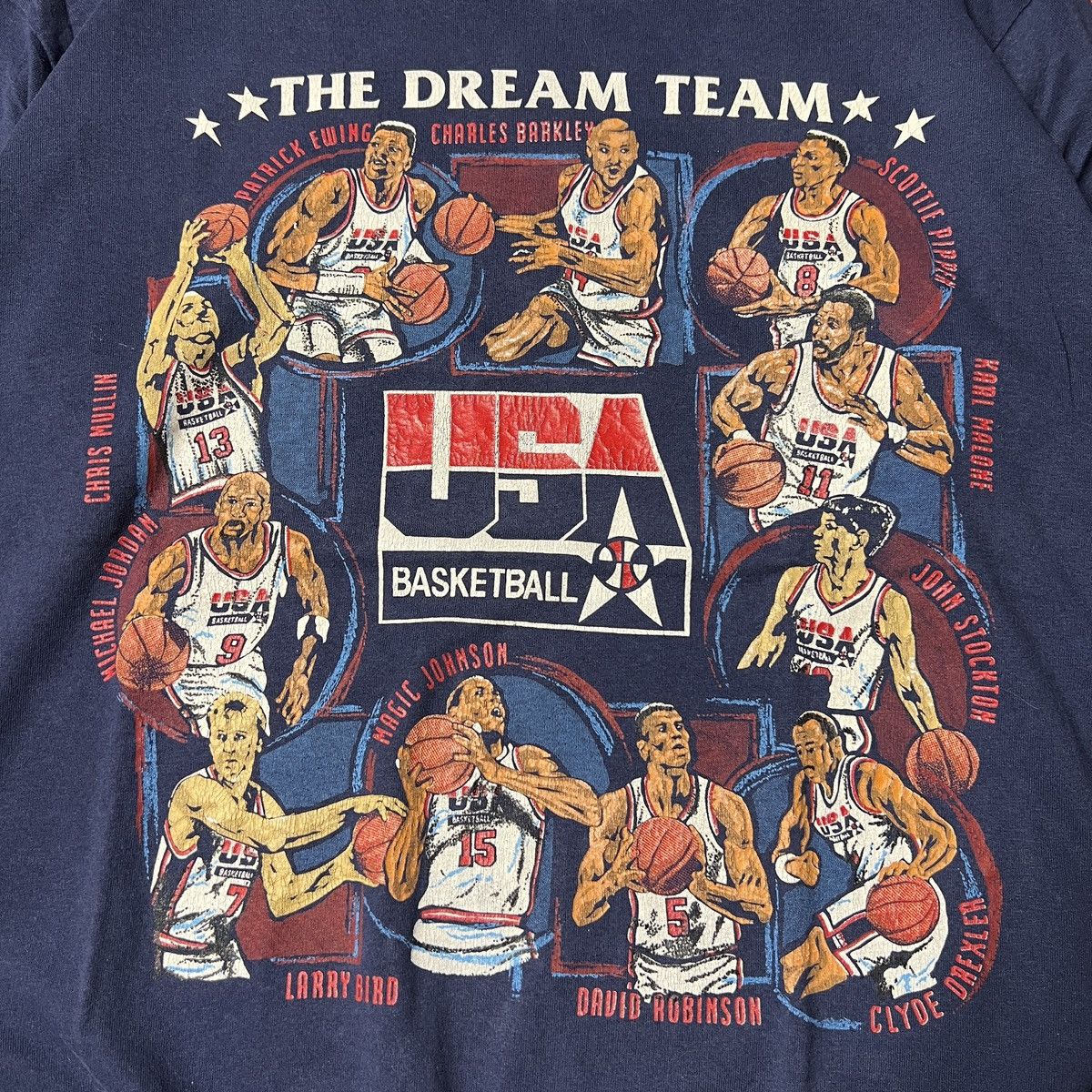 Vintage Vintage USA Basketball The Dream Team 1992 Size US XL / EU 56 / 4 - 3 Thumbnail