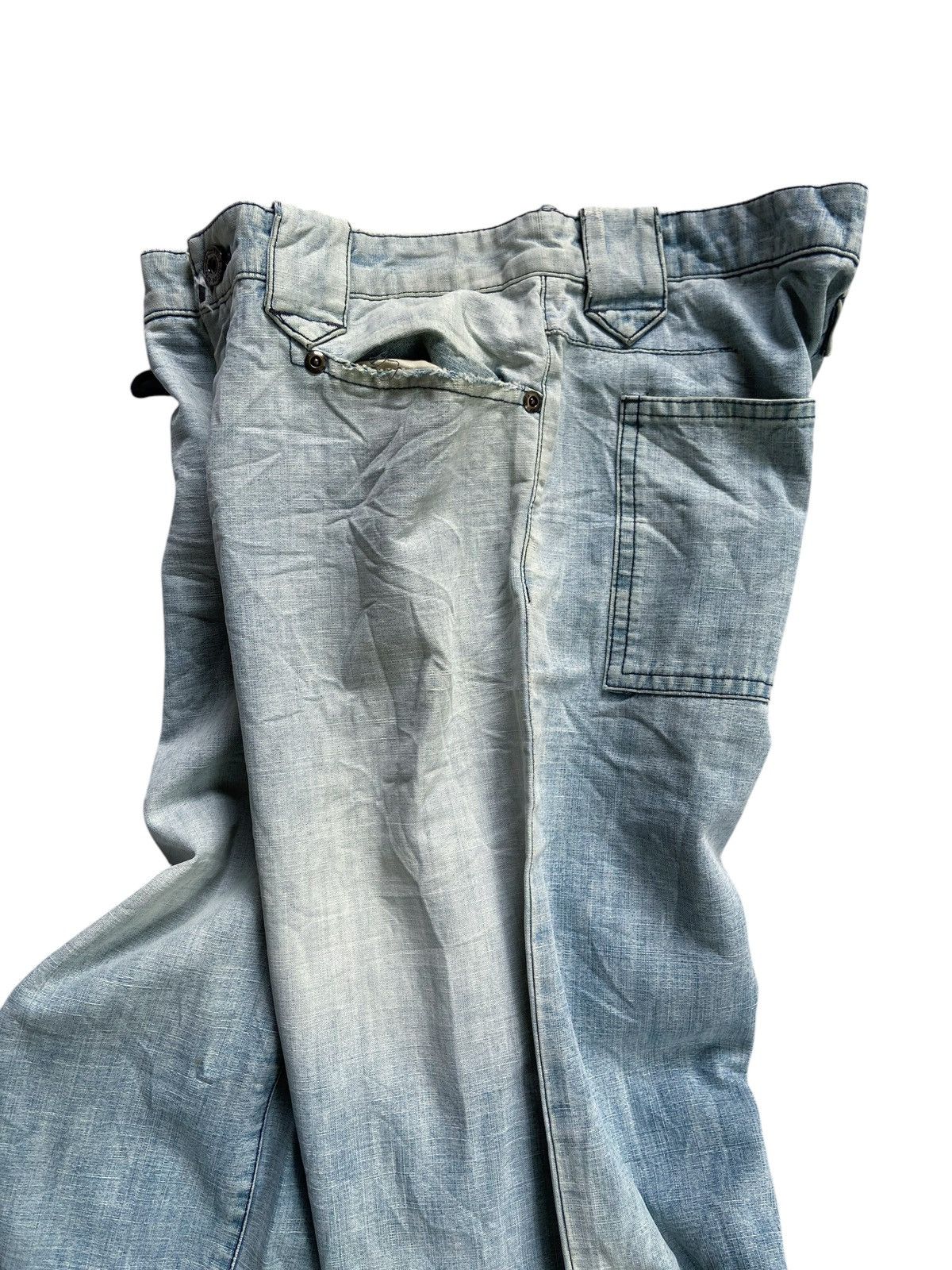 gomme GOMME HOMME BLUE WASHED BAGGY JEANS Size US 31 - 7 Thumbnail