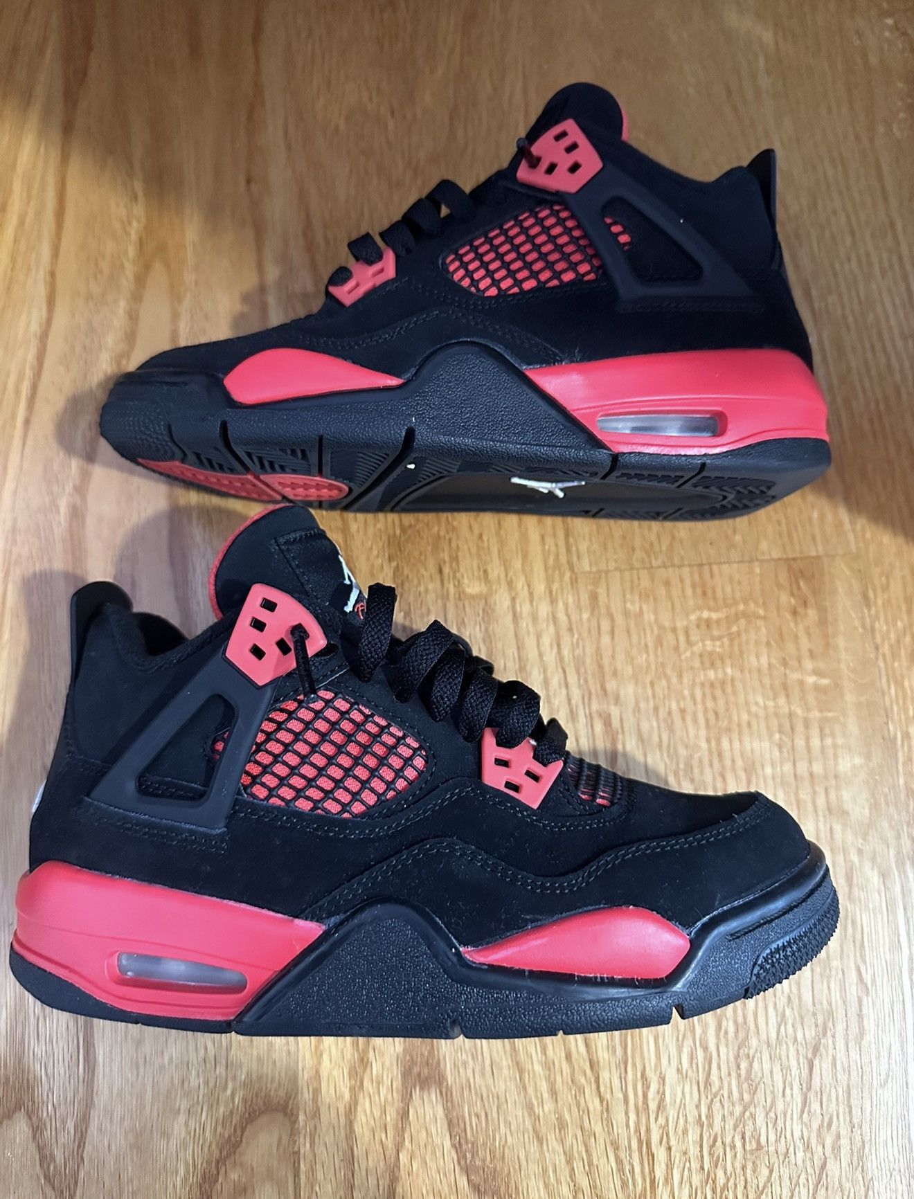 Jordan Brand Air Jordan 4 Red Thunder Size US 4 / IT 34 - 4 Thumbnail