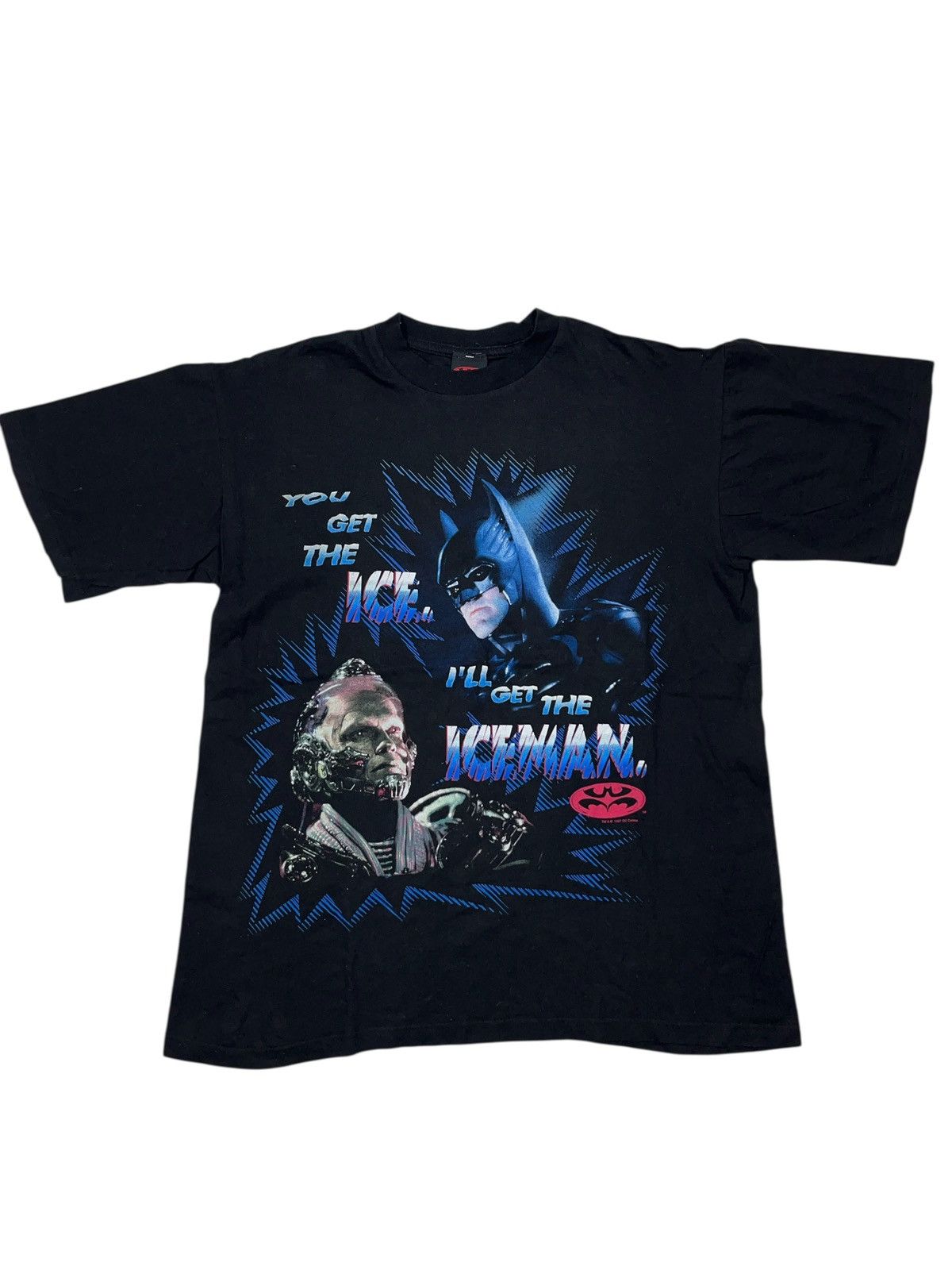DC Comics × Vintage Vintage 1997 Batman vs Mr. Freeze Iceman T-shirt DC Robin Size US L / EU 52-54 / 3 - 1 Thumbnail