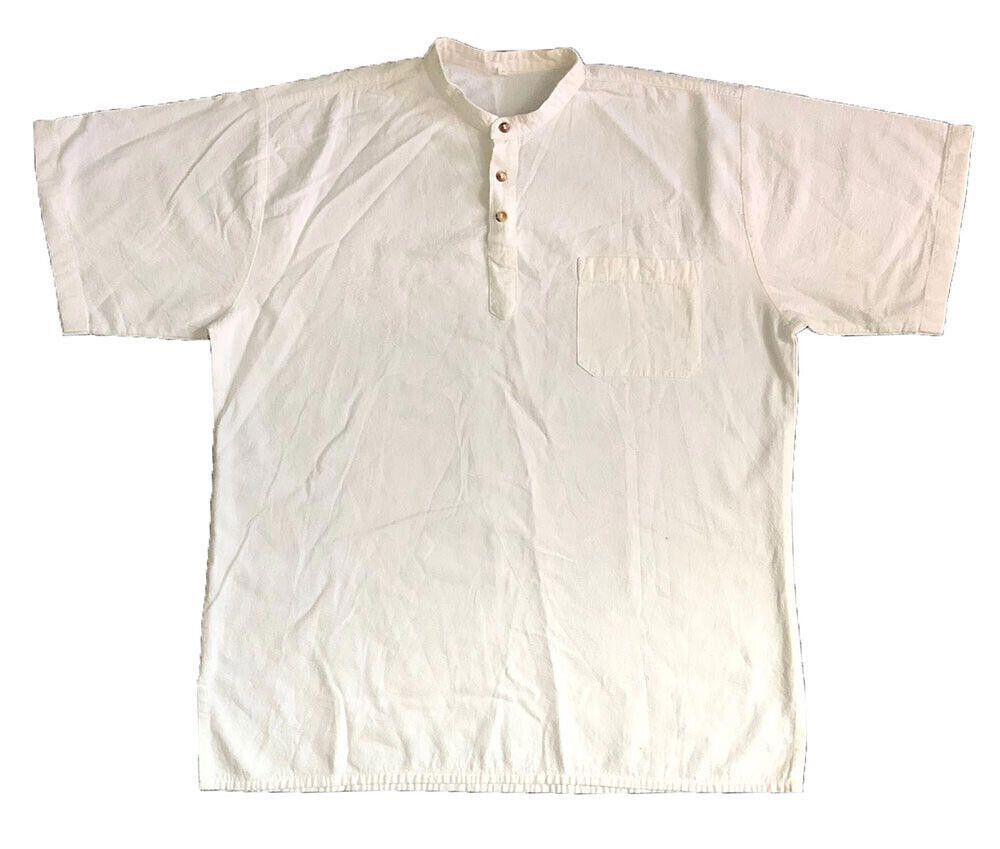 Designer Pre Owned Mens White Hand Made Shirt XXL Size US XXL / EU 58 / 5 - 2 Thumbnail