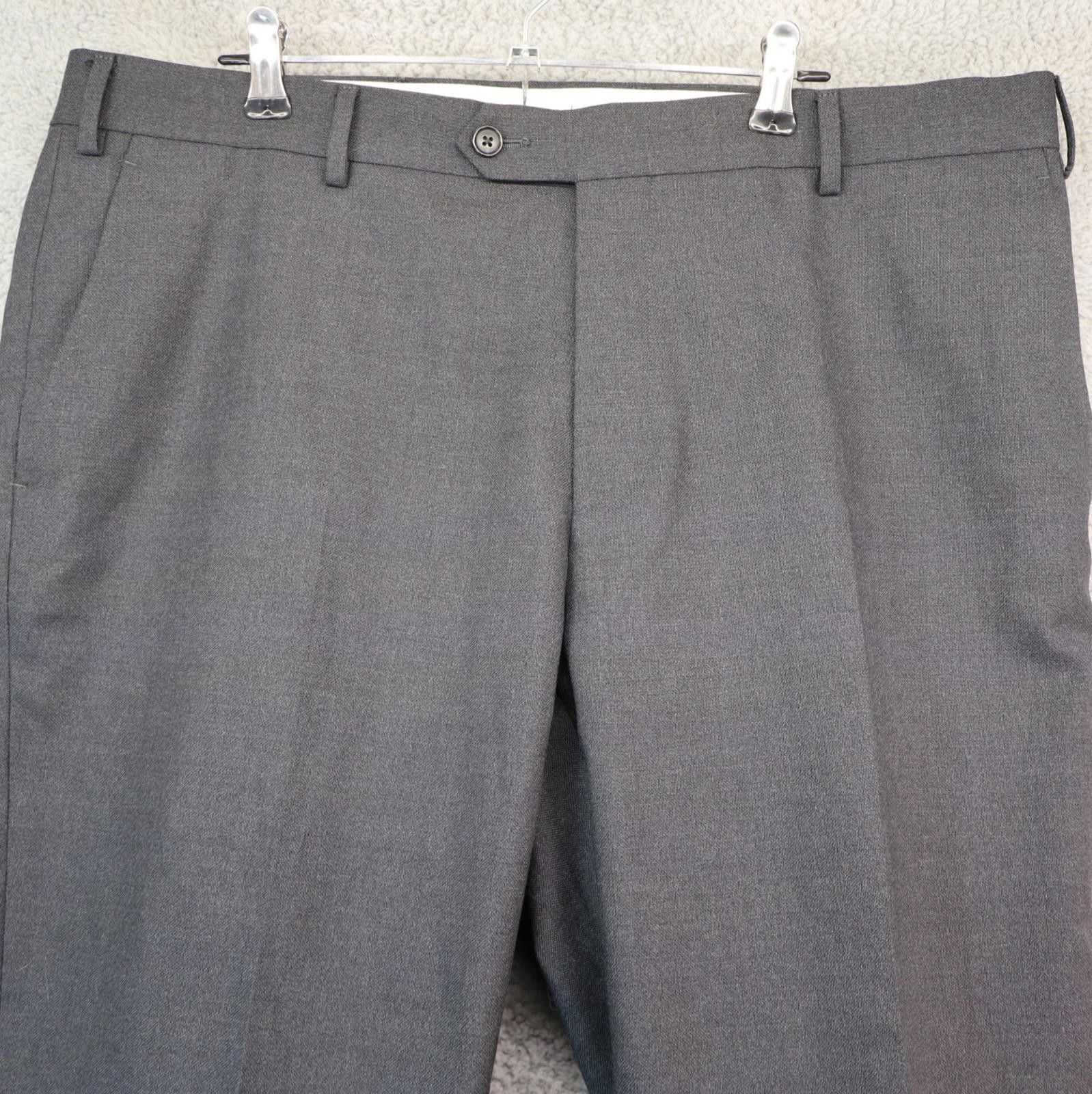 Suitsupply Lanificio Rogna Trousers 54 Grey 100% Wool Italy B25201 Size US 44 / EU 60 - 1 Thumbnail