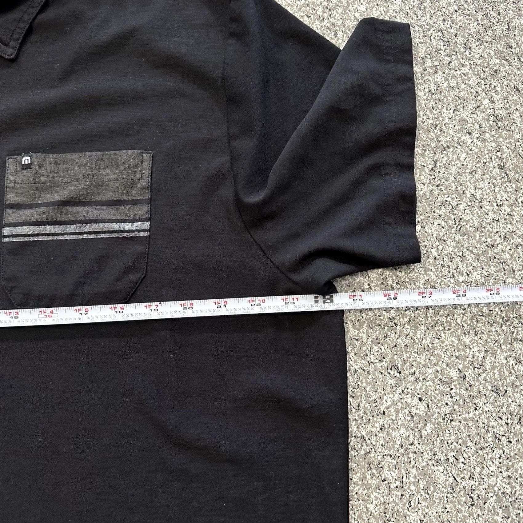 TravisMathew Travis Mathew Polo Mens XXL Short Sleeve Collared Golf Shirt Black Pima Cotton Size US XXL / EU 58 / 5 - 5 Thumbnail