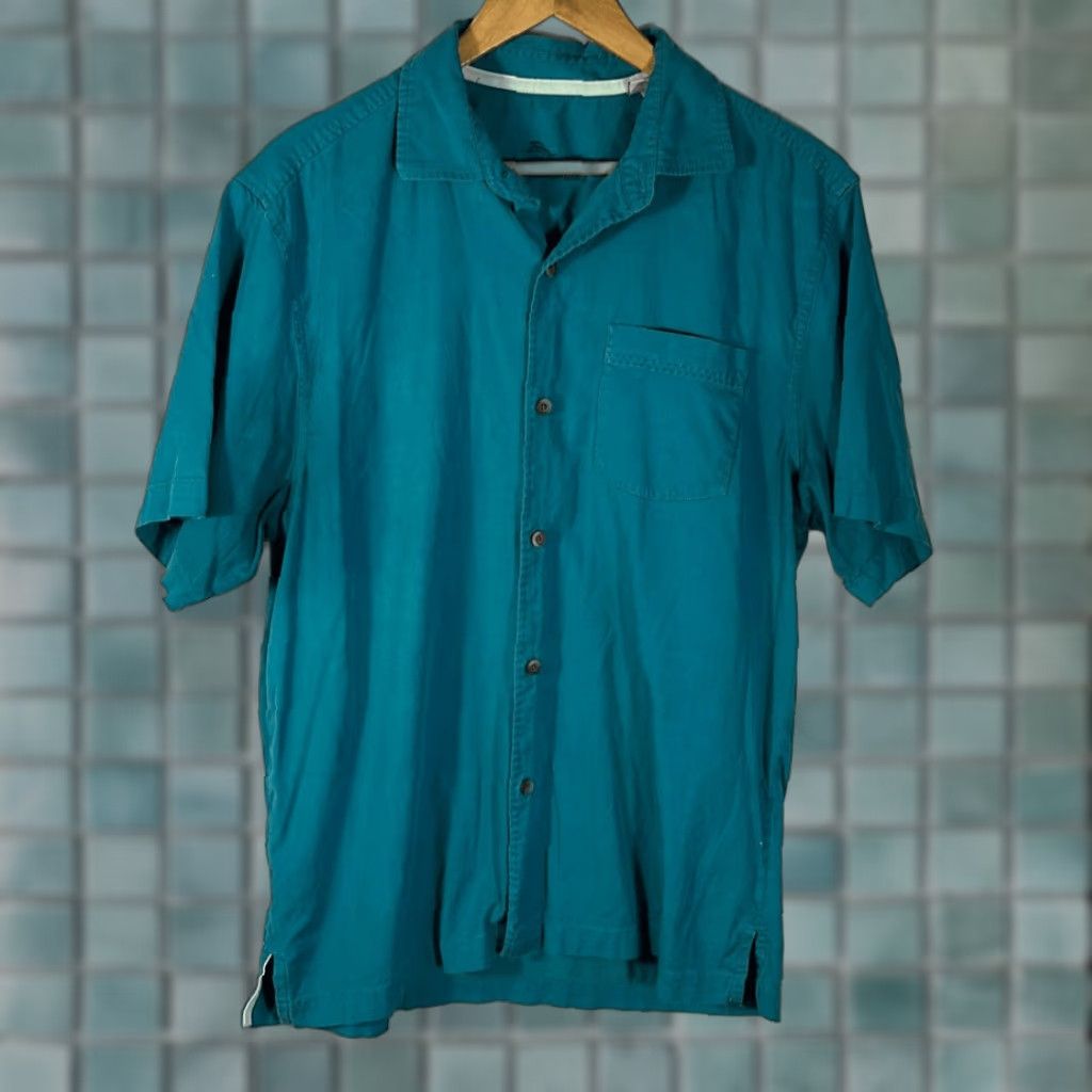 Tommy Bahama **Tommy Bahama Men's Catalina Stretch Twill Camp Shirt Size M Green** User: **Tommy Bahama Men's Catalina Twill Camp Shirt Size M Green** Size US M / EU 48-50 / 2 - 1 Thumbnail