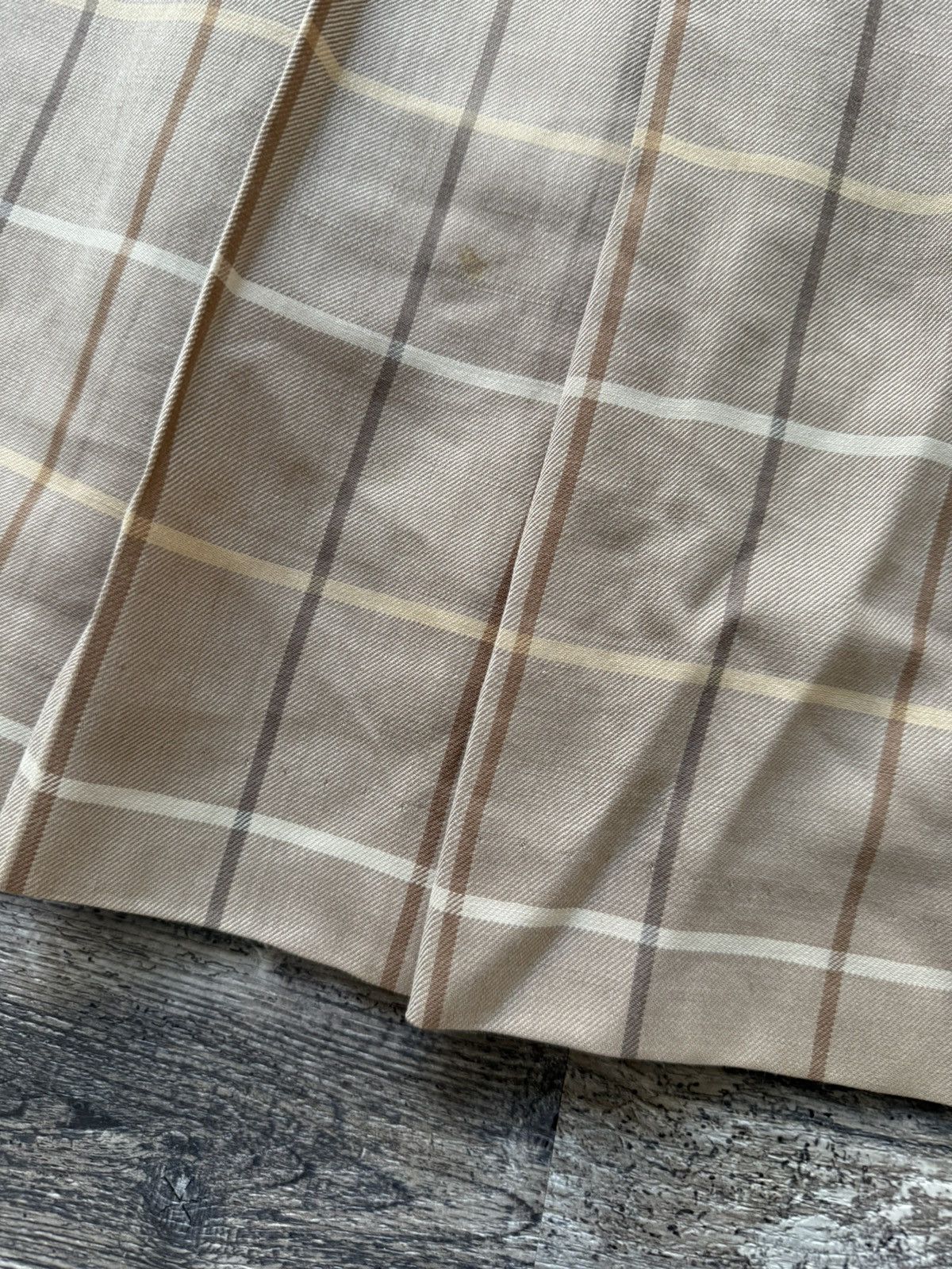Burberry 1990's Burberry Check Long Pleated Skirt Size 26" / US 2 / IT 38 - 6 Thumbnail
