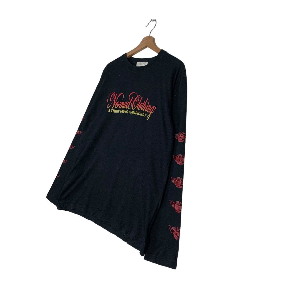 Japanese Brand NOMAD CLOTHING A TRIBE LIVING NOMADICALLY LS TEES #0190-C9 Size US L / EU 52-54 / 3 - 2 Thumbnail