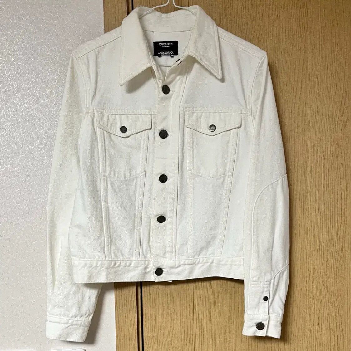 Raf Simons Raf Simons Calvin Klein x And Warhol White Denim Jcket Size US S / EU 44-46 / 1 - 2 Thumbnail