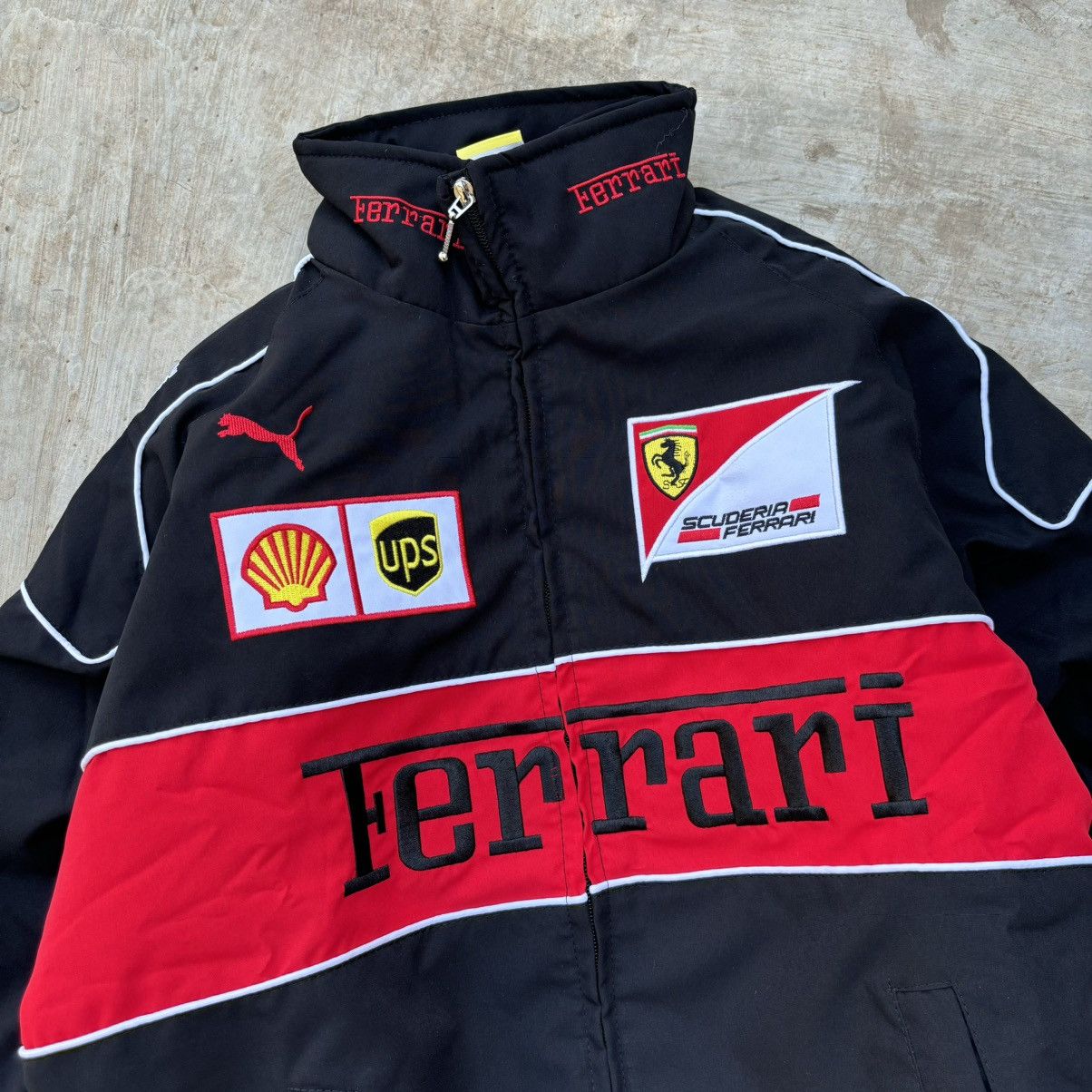 Ferrari Crazy Vintage 90s Ferrari Racing Jacket Size US L / EU 52-54 / 3 - 4 Thumbnail