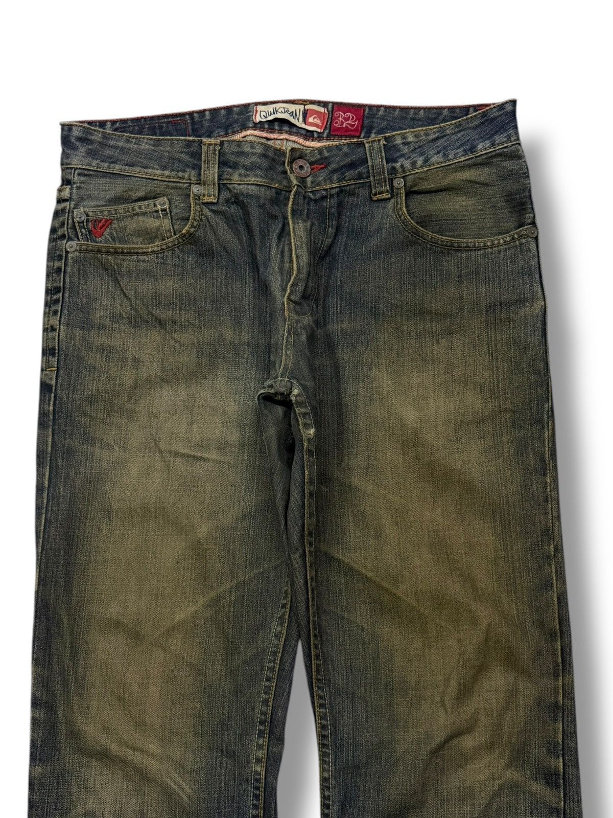 Quiksilver Vintage Y2K Quiksilver QuikJean Japanese Denim Jeans | W35 Size US 35 - 4 Thumbnail