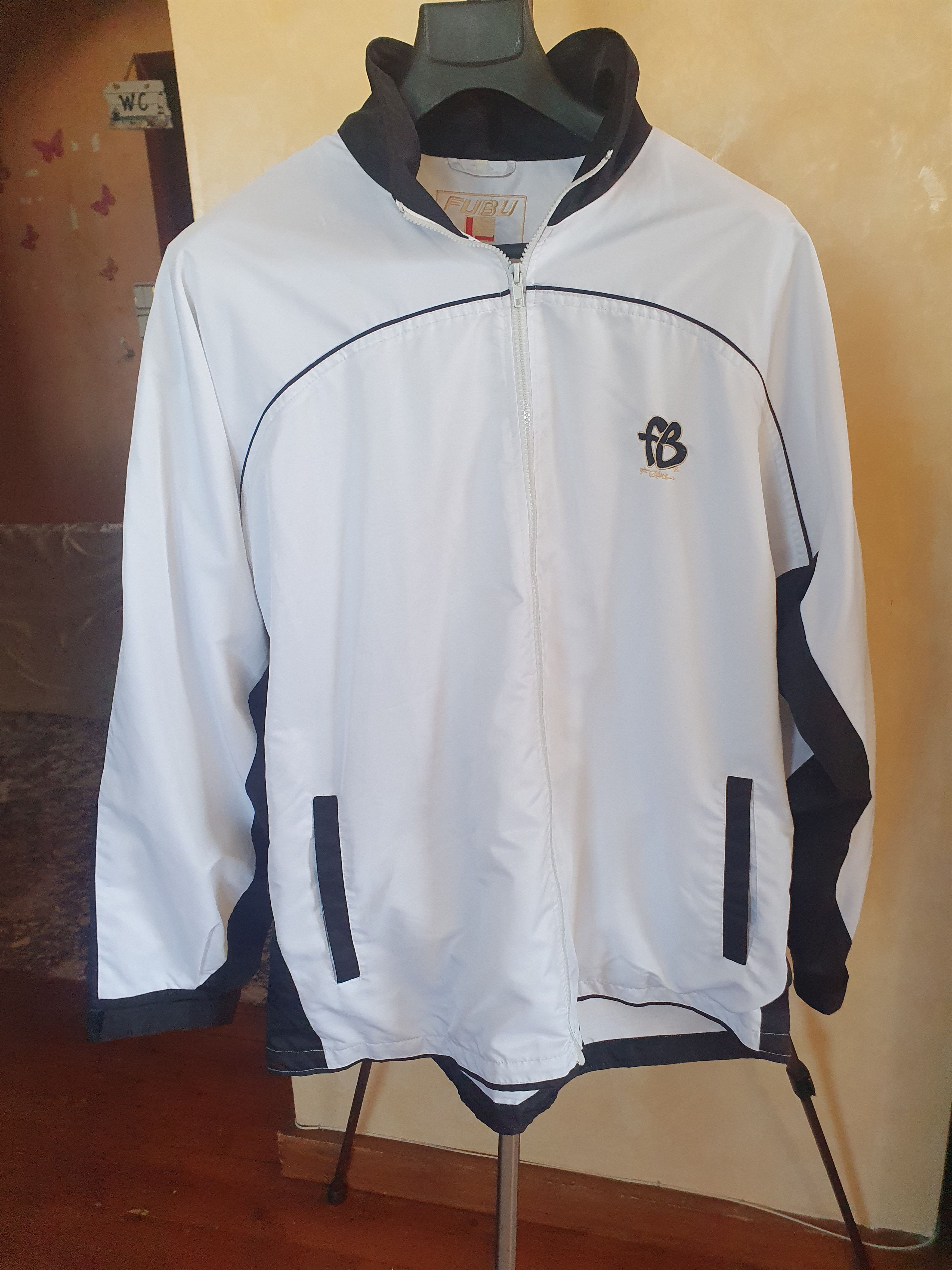 Fubu × Vintage Fubu Collection Vintage Windbreaker Y2K Jacket sz XL Size US XL / EU 56 / 4 - 2 Thumbnail