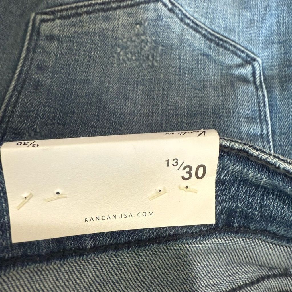 Kancan USA KanCan Medium Wash Cropped Jeans Size 30" / US 8 / IT 44 - 5 Thumbnail